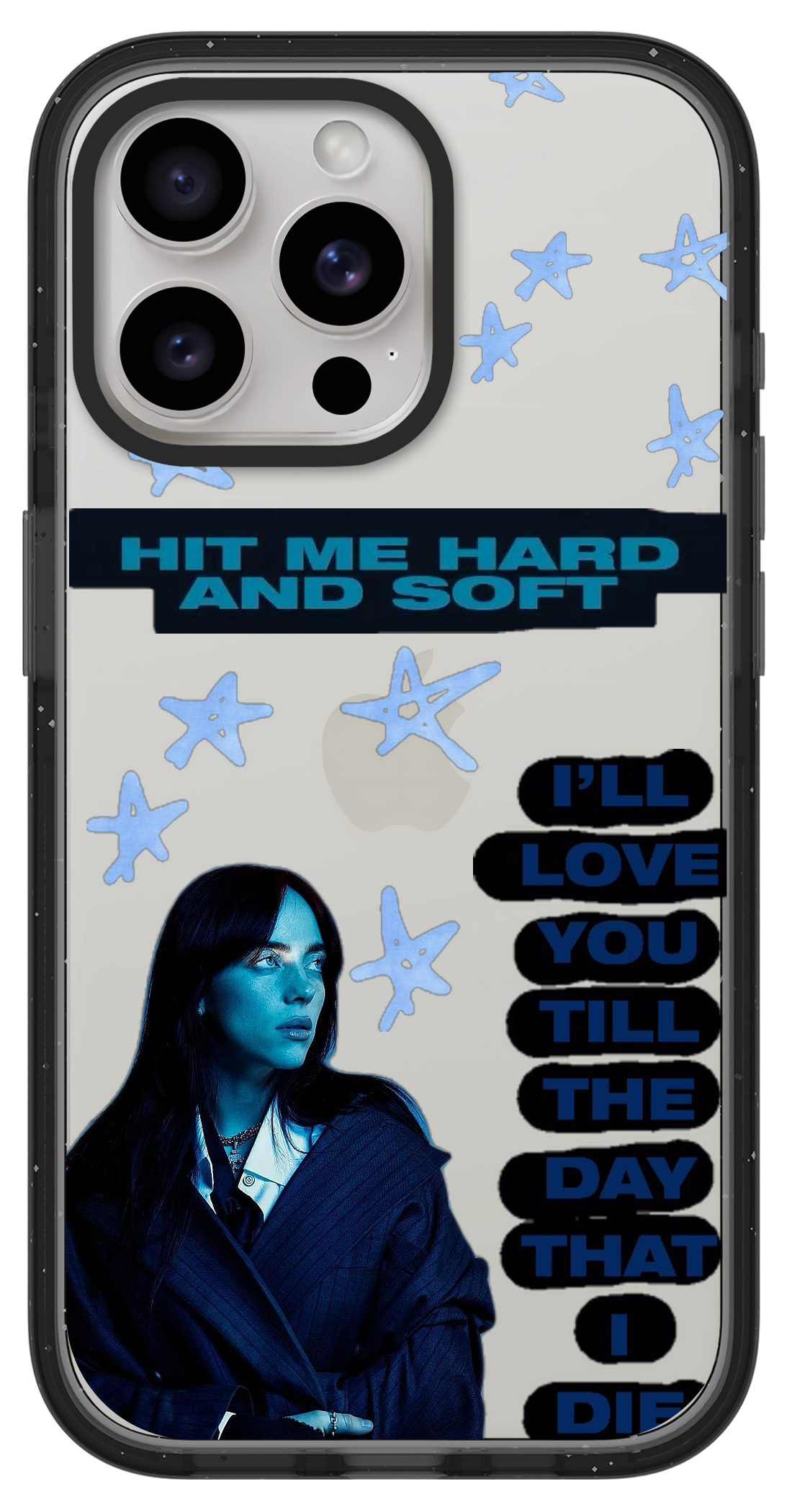 PixVoices rendered material preview - 869 - Clear Black Impact Case