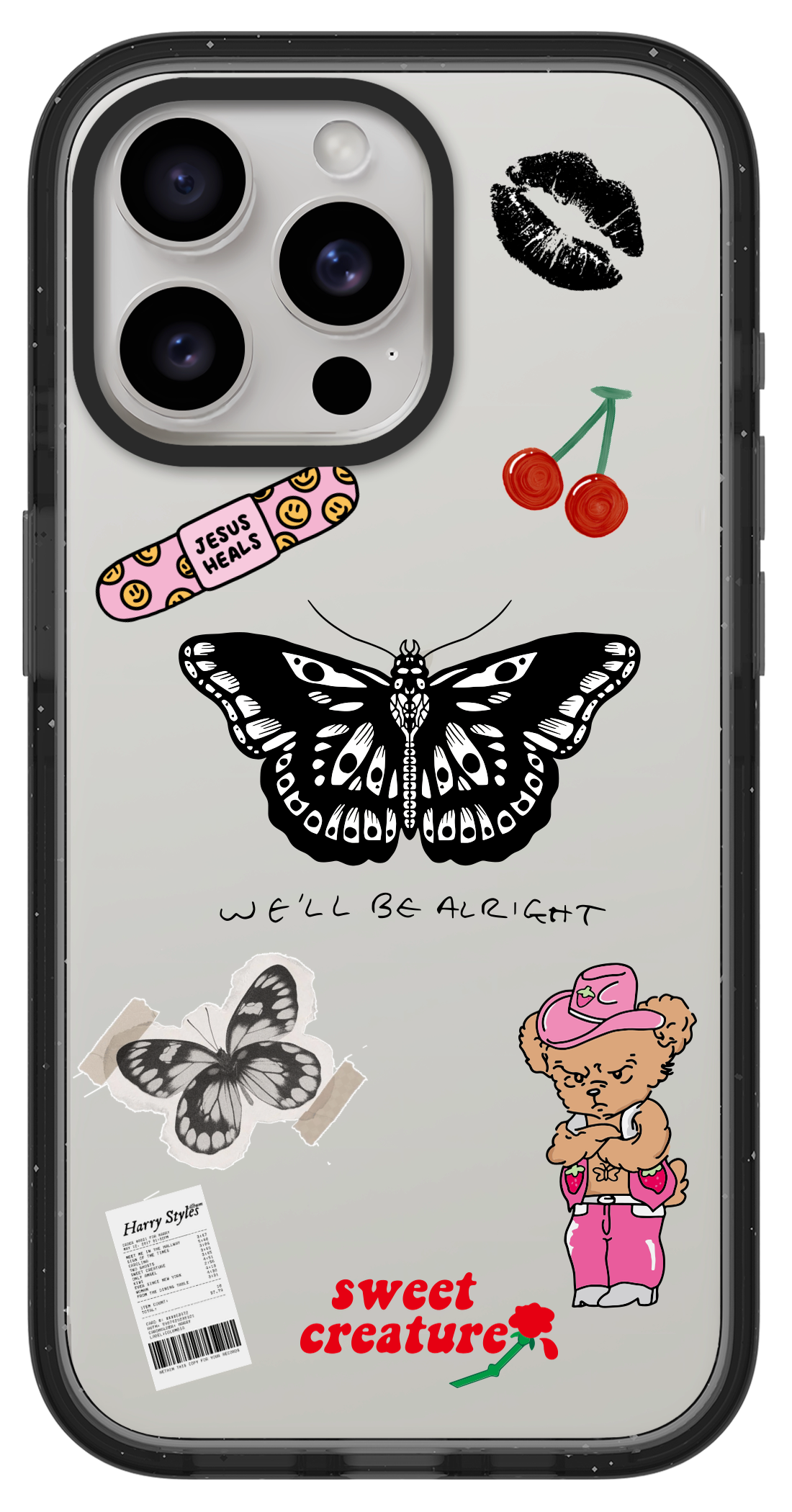 PixVoices rendered material preview - 972 - Clear Black Impact Case