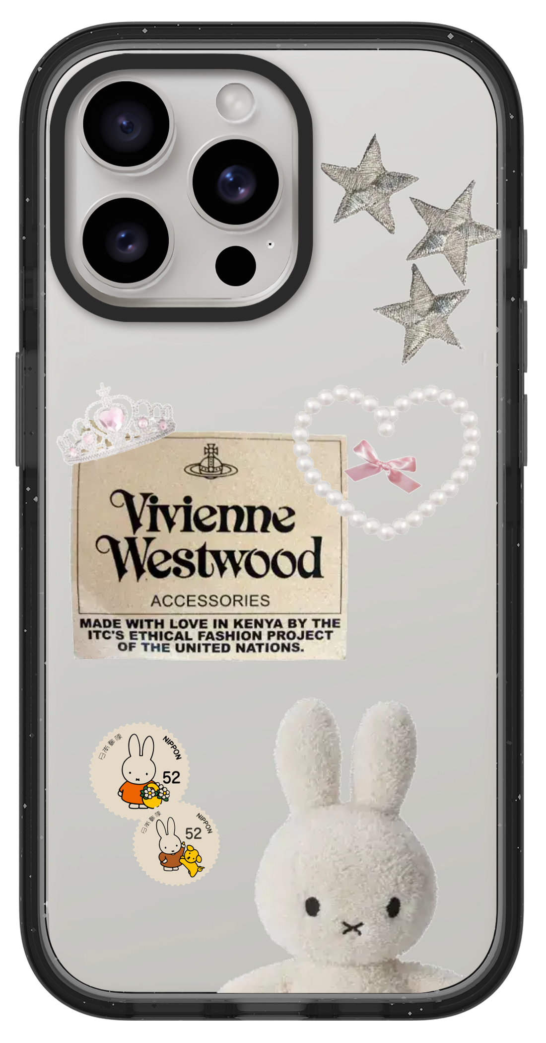 PixVoices rendered material preview - 1207 - Clear Black Impact Case