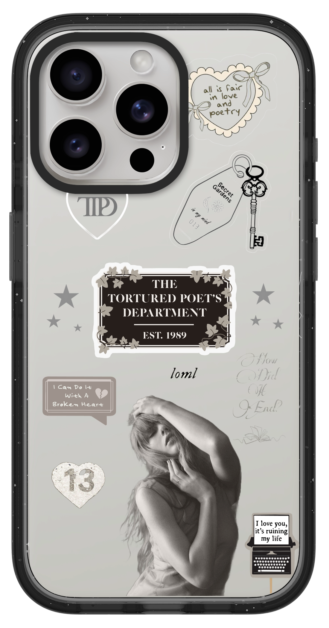 PixVoices rendered material preview - 1336 - Clear Black Impact Case
