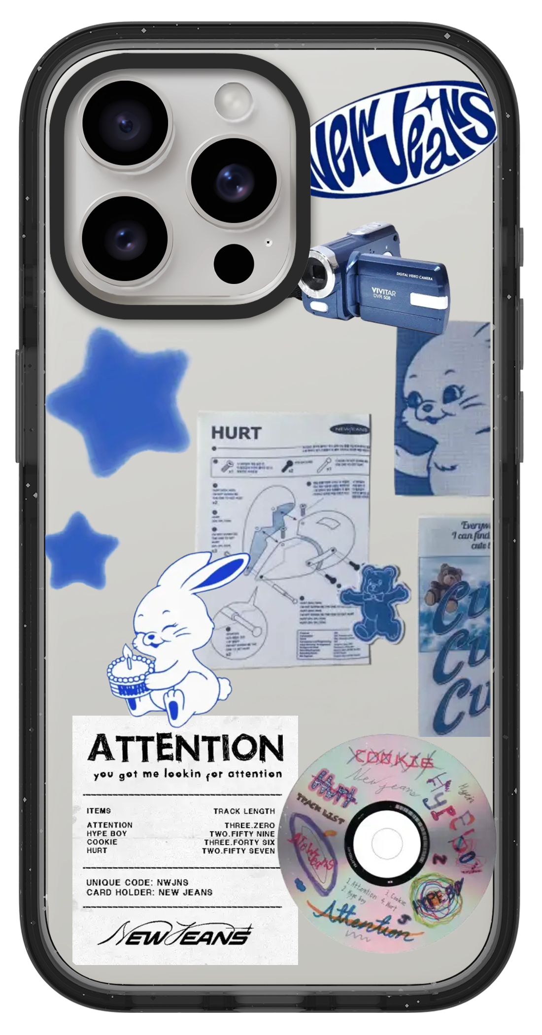 PixVoices rendered material preview - 1459 - Clear Black Impact Case