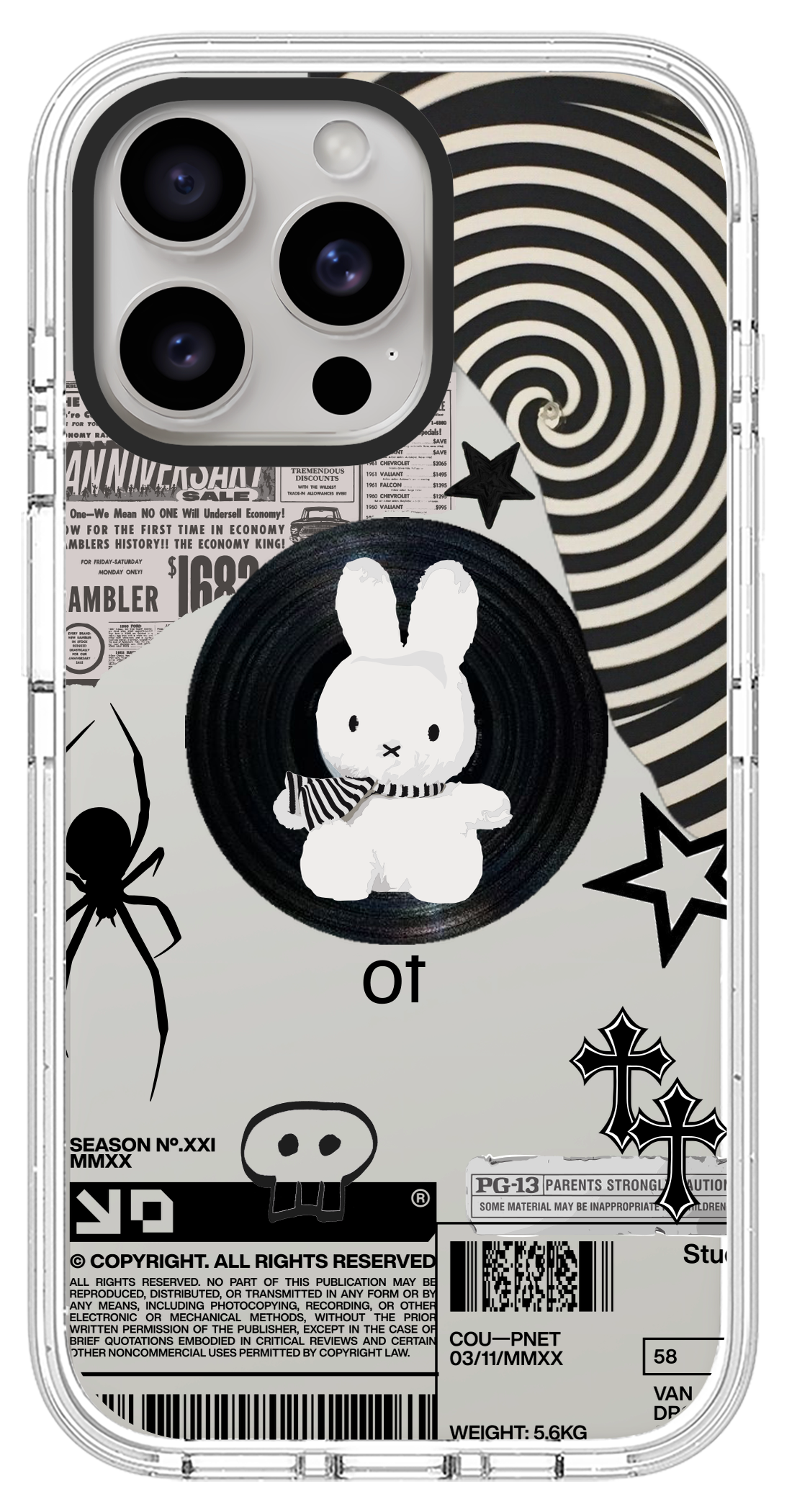 PixVoices rendered material preview - 2430 - Pearl White Impact Case