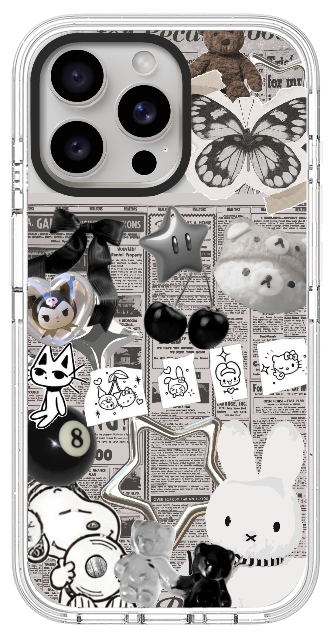 PixVoices rendered material preview - 1986 - Pearl White Impact Case