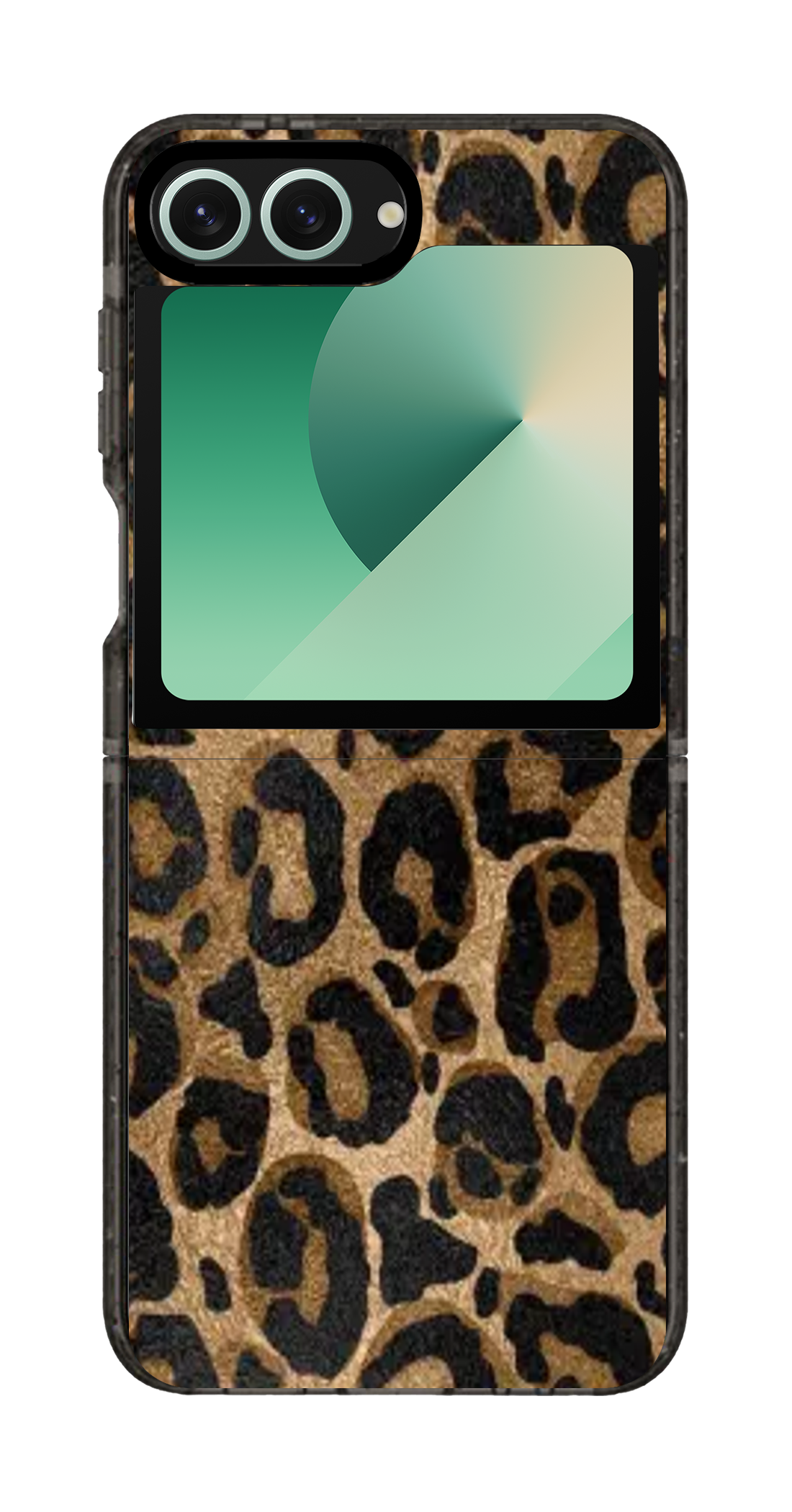 PixVoices rendered material preview - 2424 - Clear Black Galaxy Flip Case