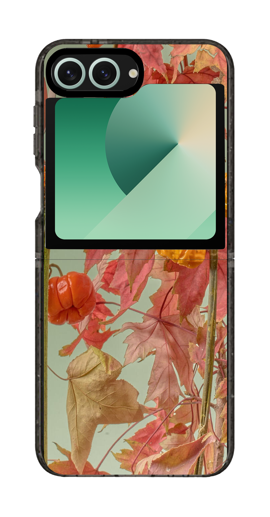 PixVoices rendered material preview - 3124 - Clear Black Galaxy Flip Case
