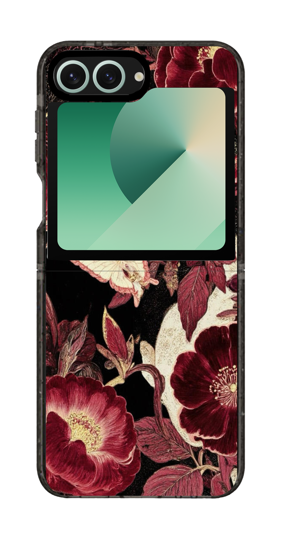 PixVoices rendered material preview - 3679 - Clear Black Galaxy Flip Case