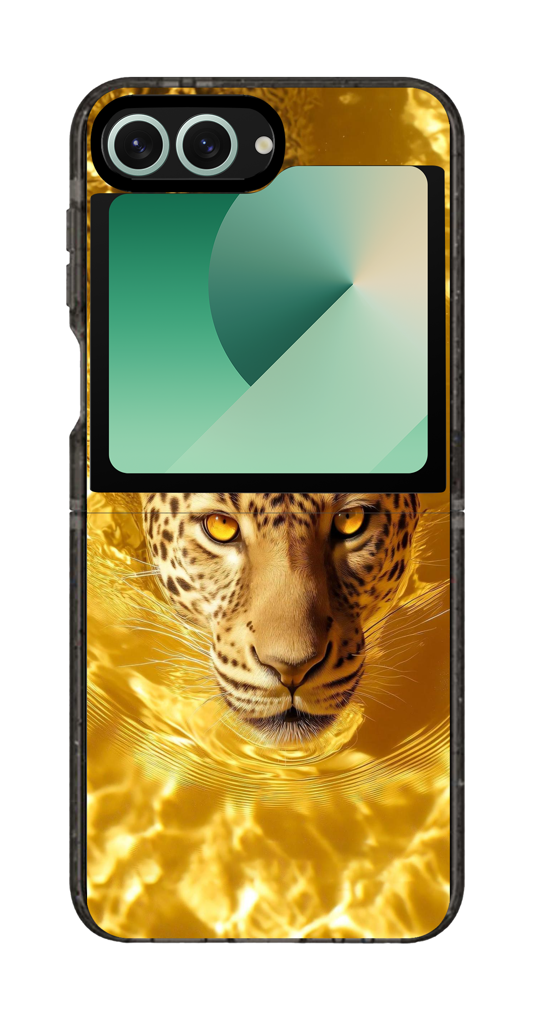 PixVoices rendered material preview - 3722 - Clear Black Galaxy Flip Case