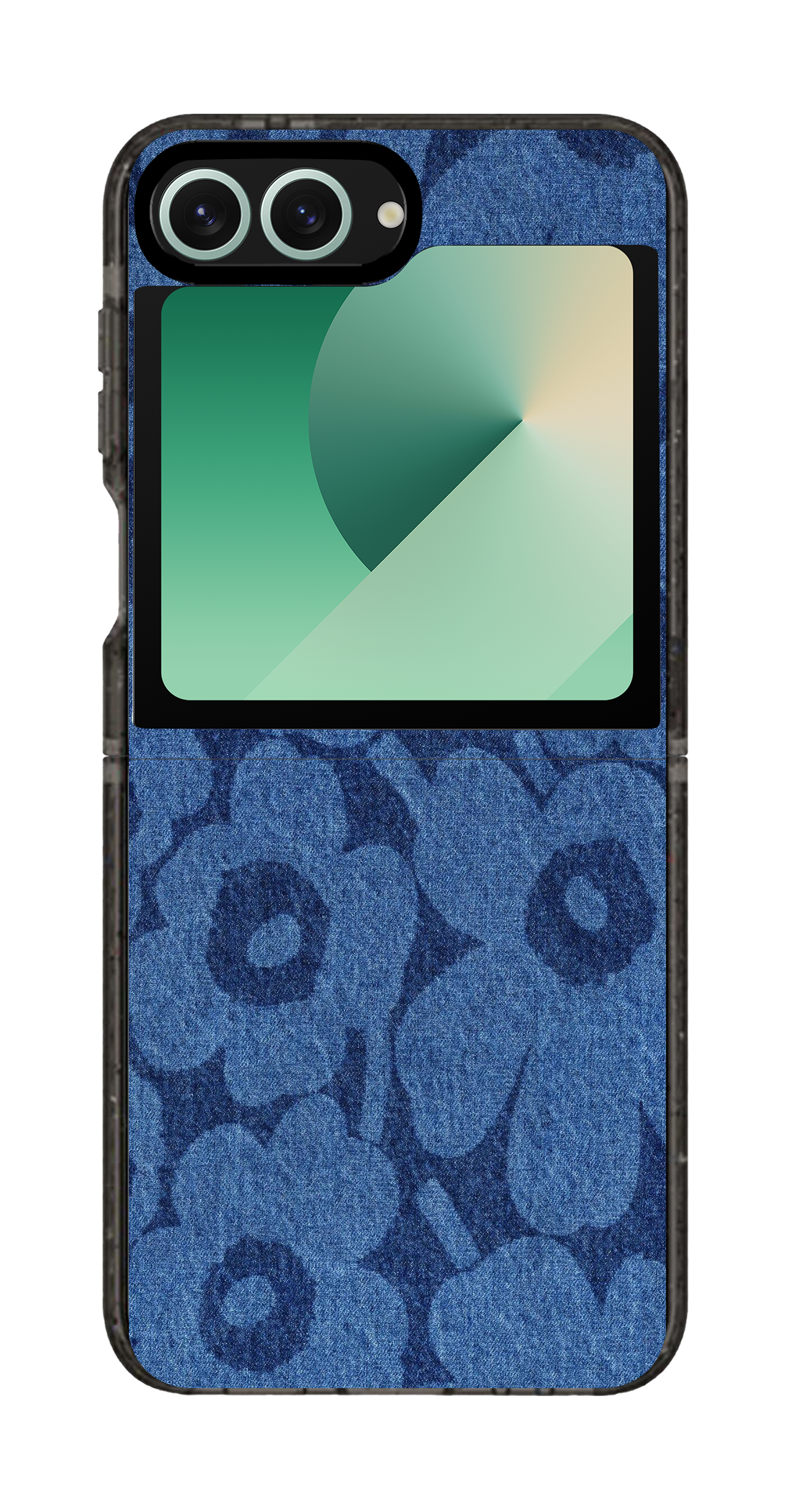 PixVoices rendered material preview - 3728 - Clear Black Galaxy Flip Case