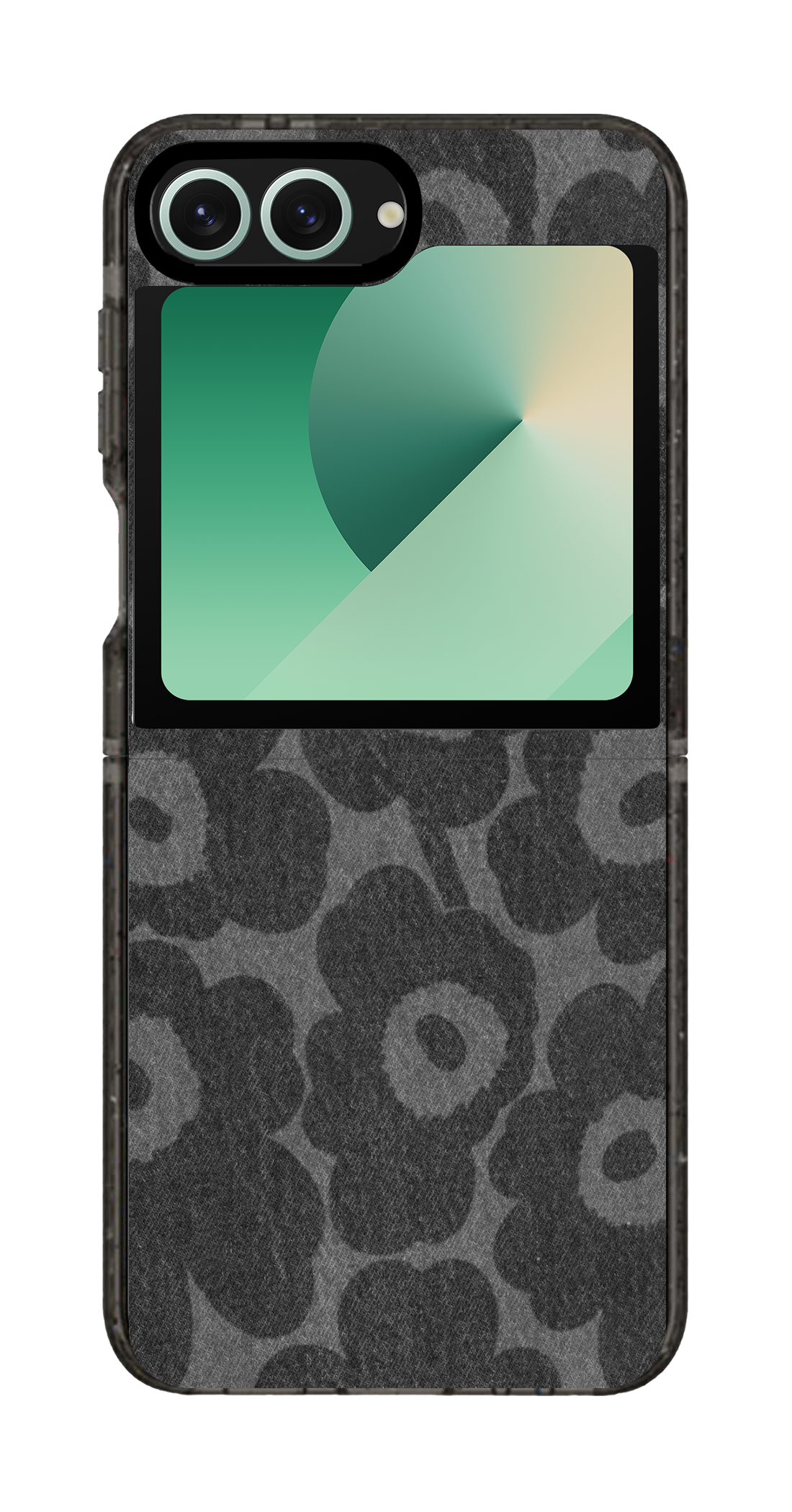 PixVoices rendered material preview - 3729 - Clear Black Galaxy Flip Case