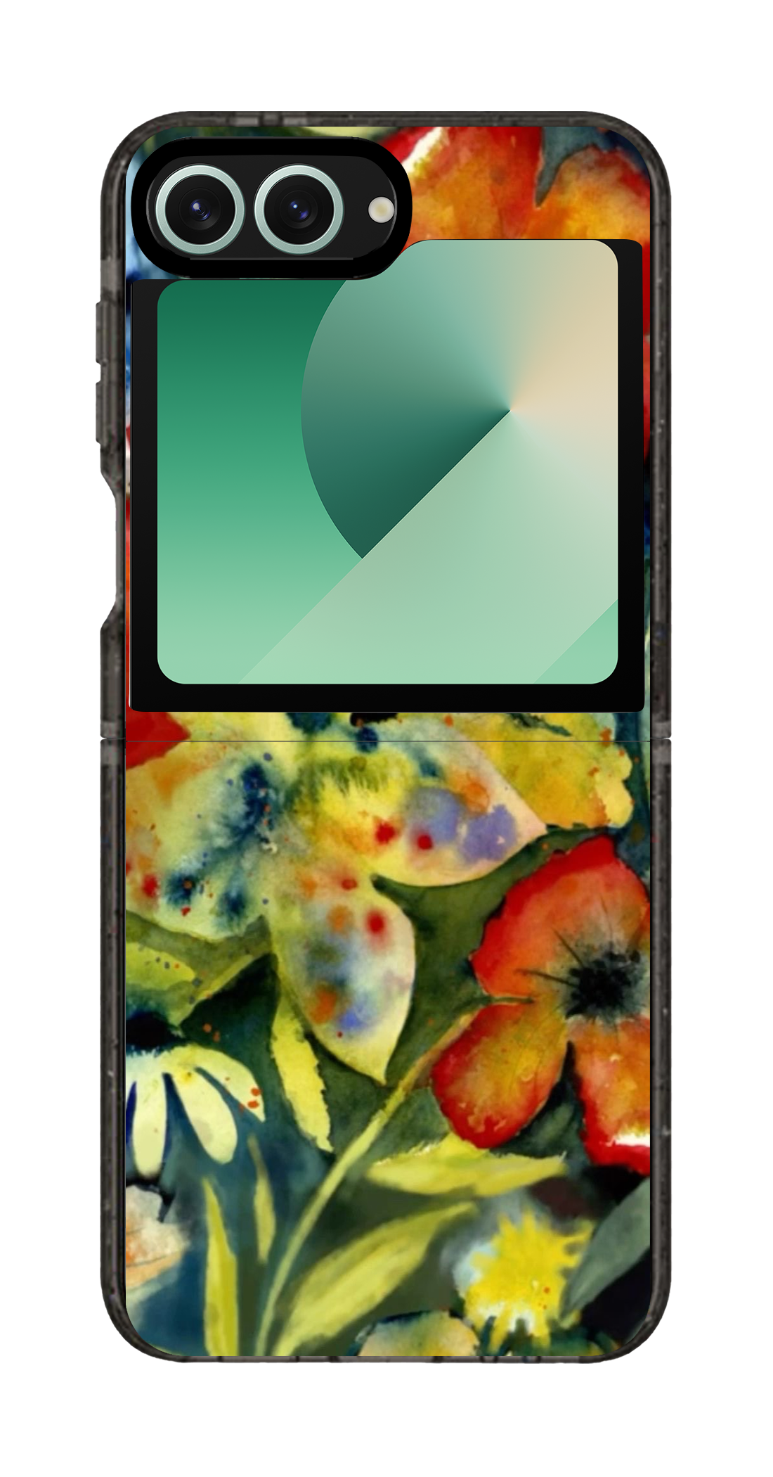PixVoices rendered material preview - 1015 - Clear Black Galaxy Flip Case