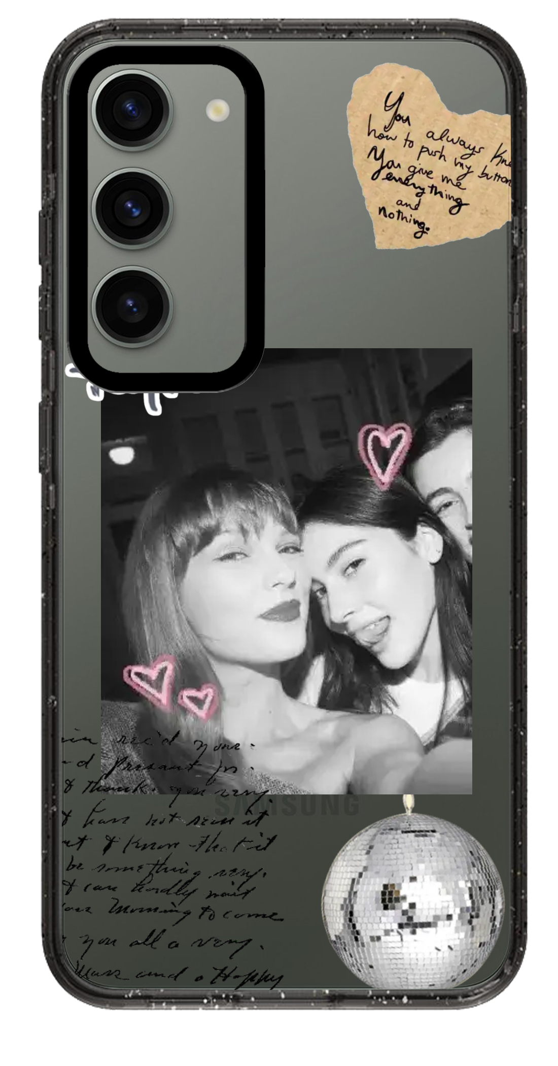 PixVoices rendered material preview - 990 - Clear Black Samsung Case