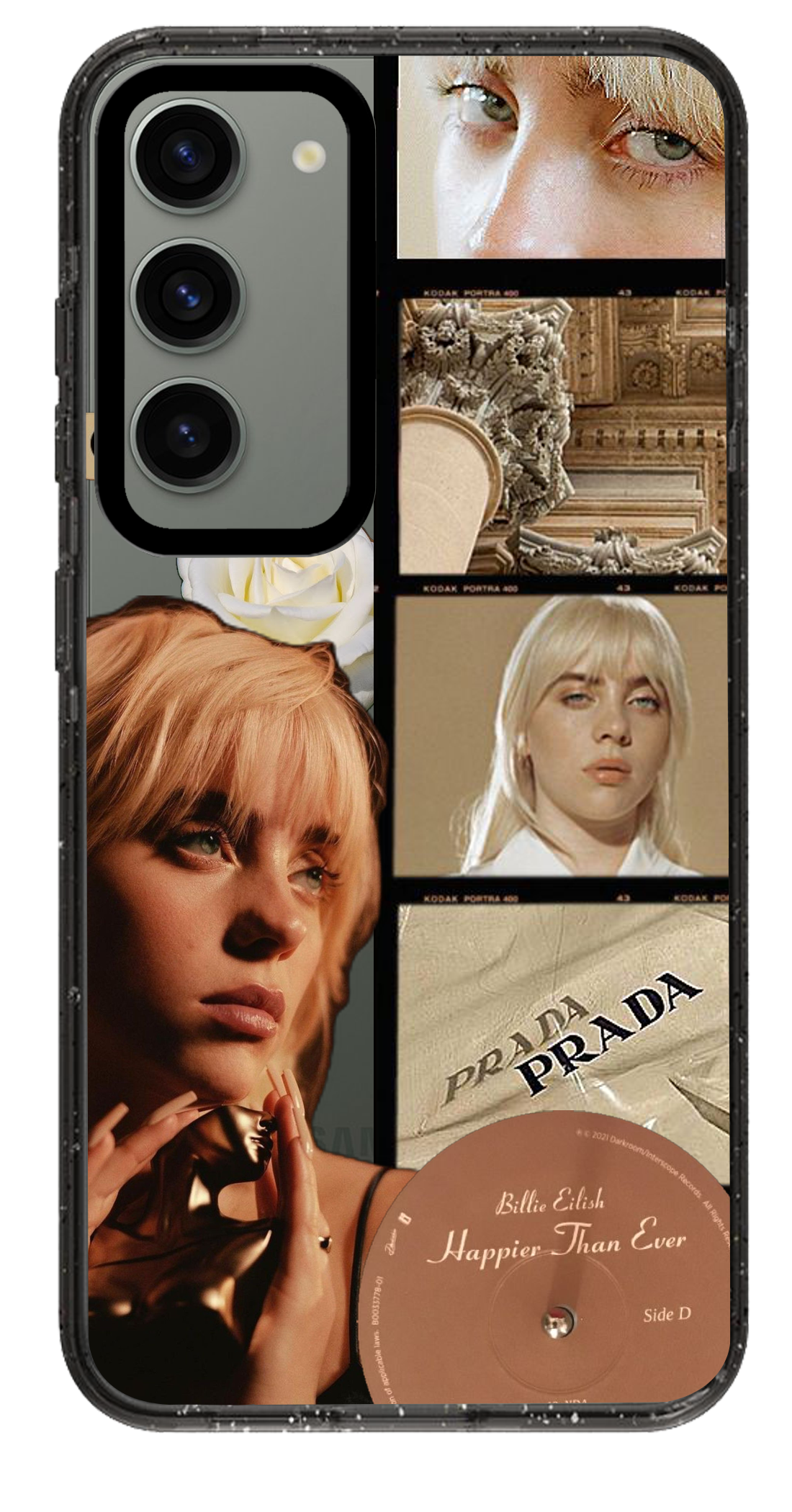 PixVoices rendered material preview - 1093 - Clear Black Samsung Case