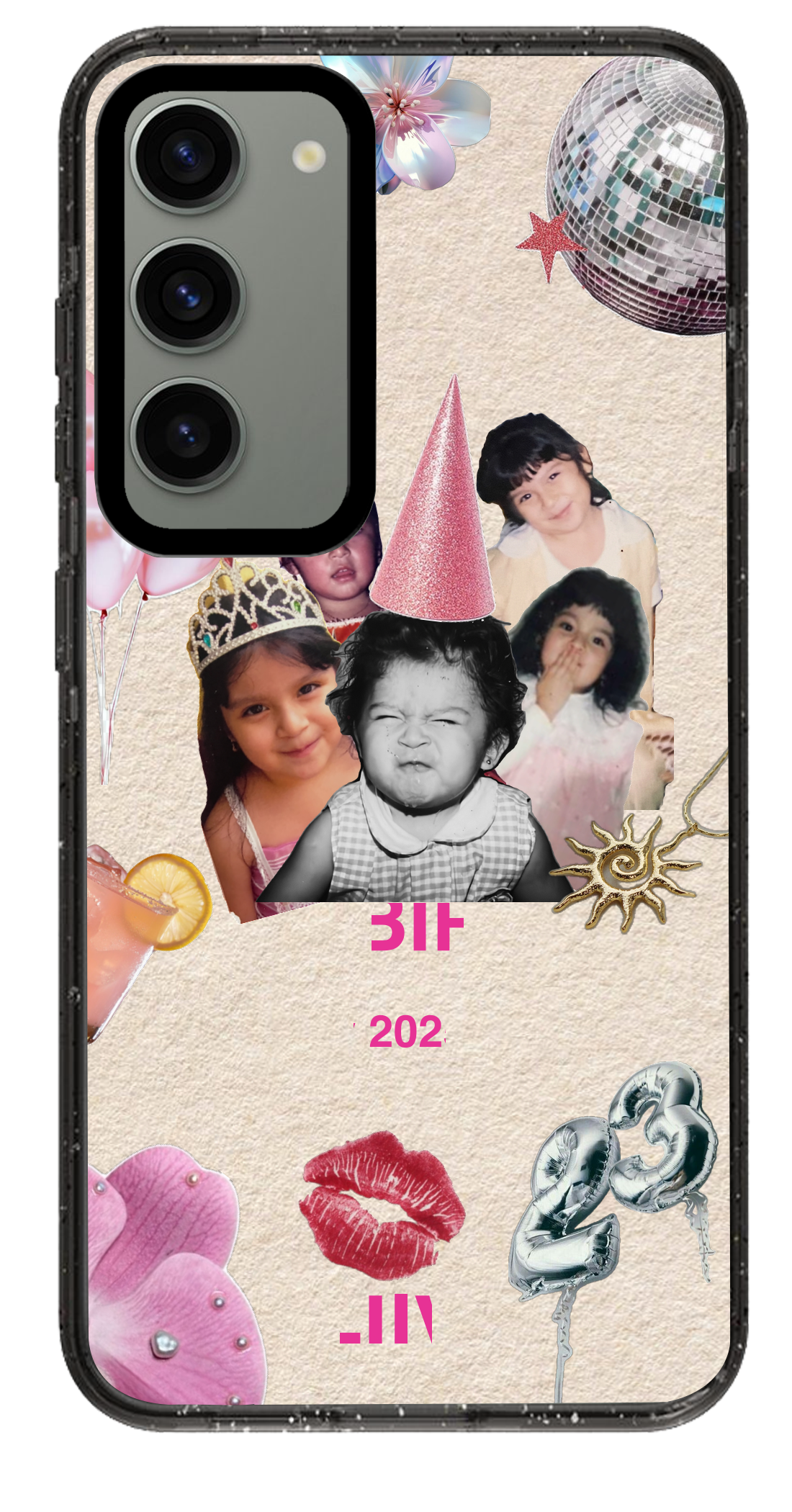 PixVoices rendered material preview - 1202 - Clear Black Samsung Case