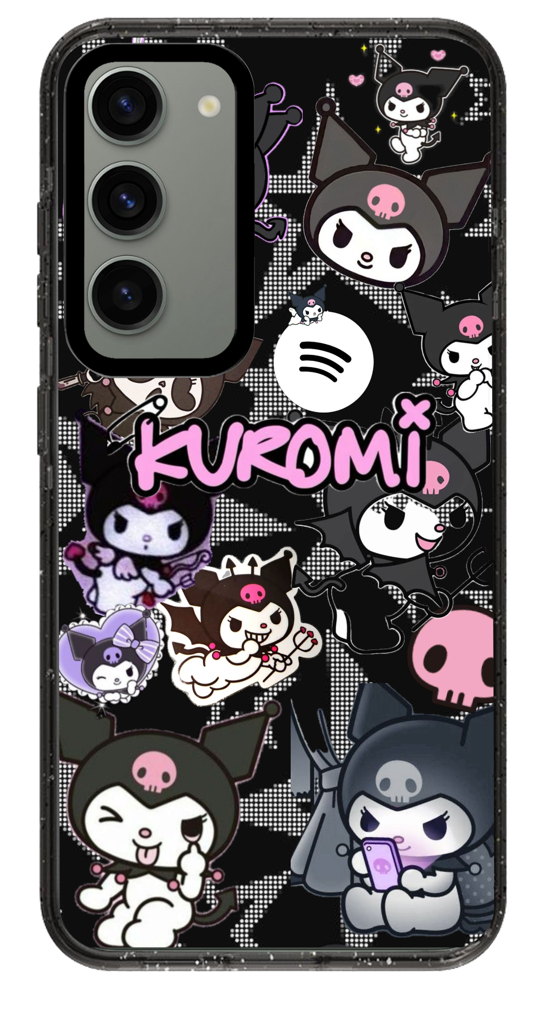 PixVoices rendered material preview - 49 - Clear Black Samsung Case