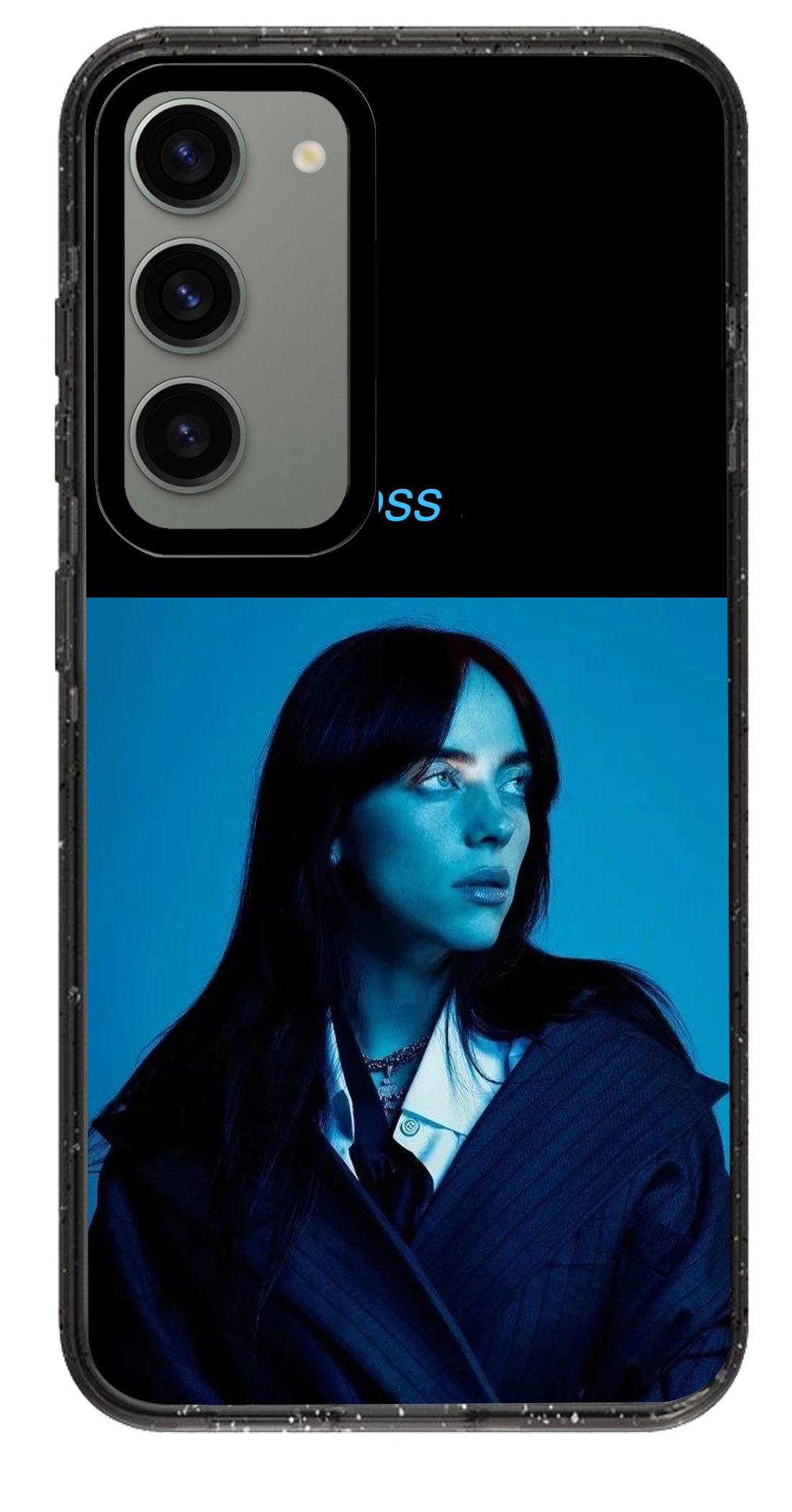 PixVoices rendered material preview - 1198 - Clear Black Samsung Case