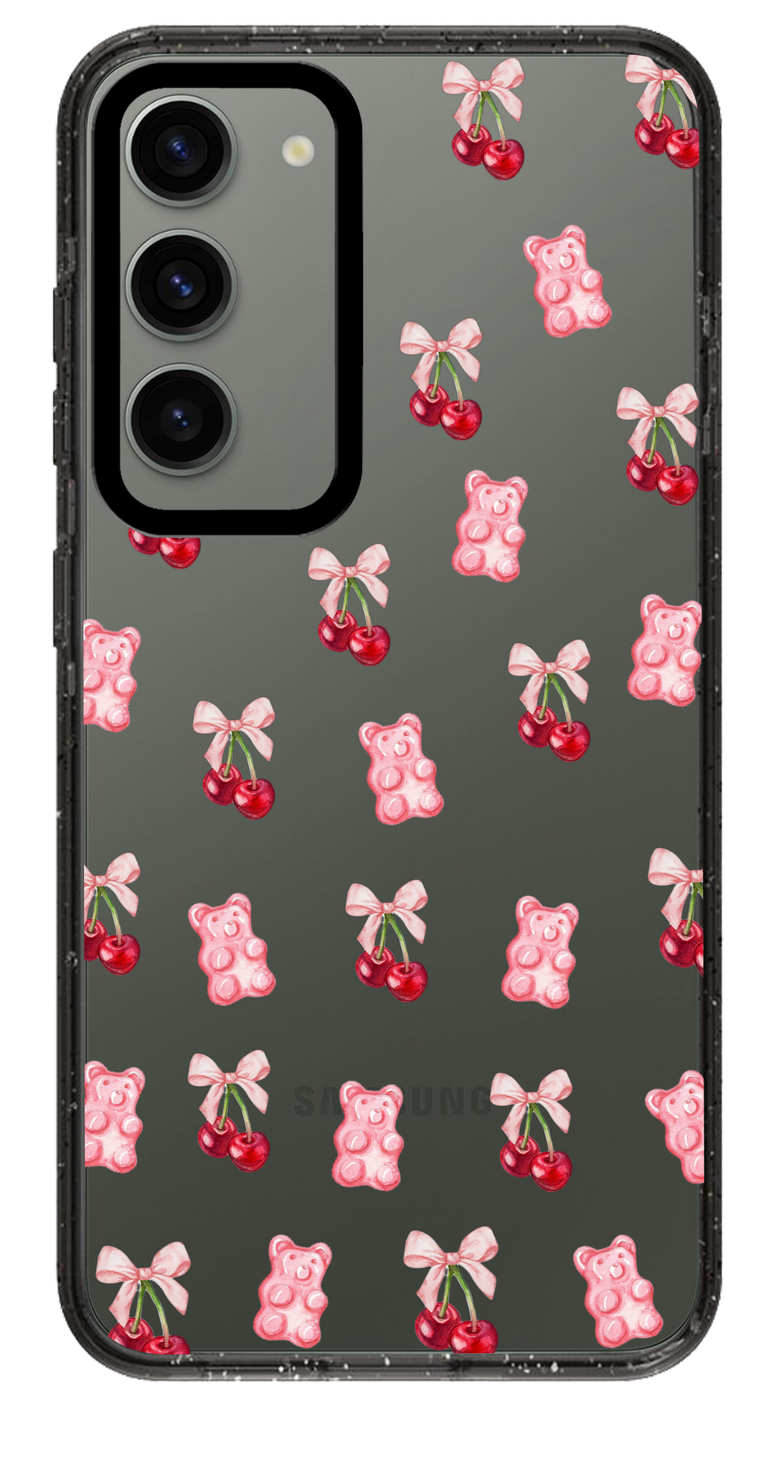PixVoices rendered material preview - 1480 - Clear Black Samsung Case