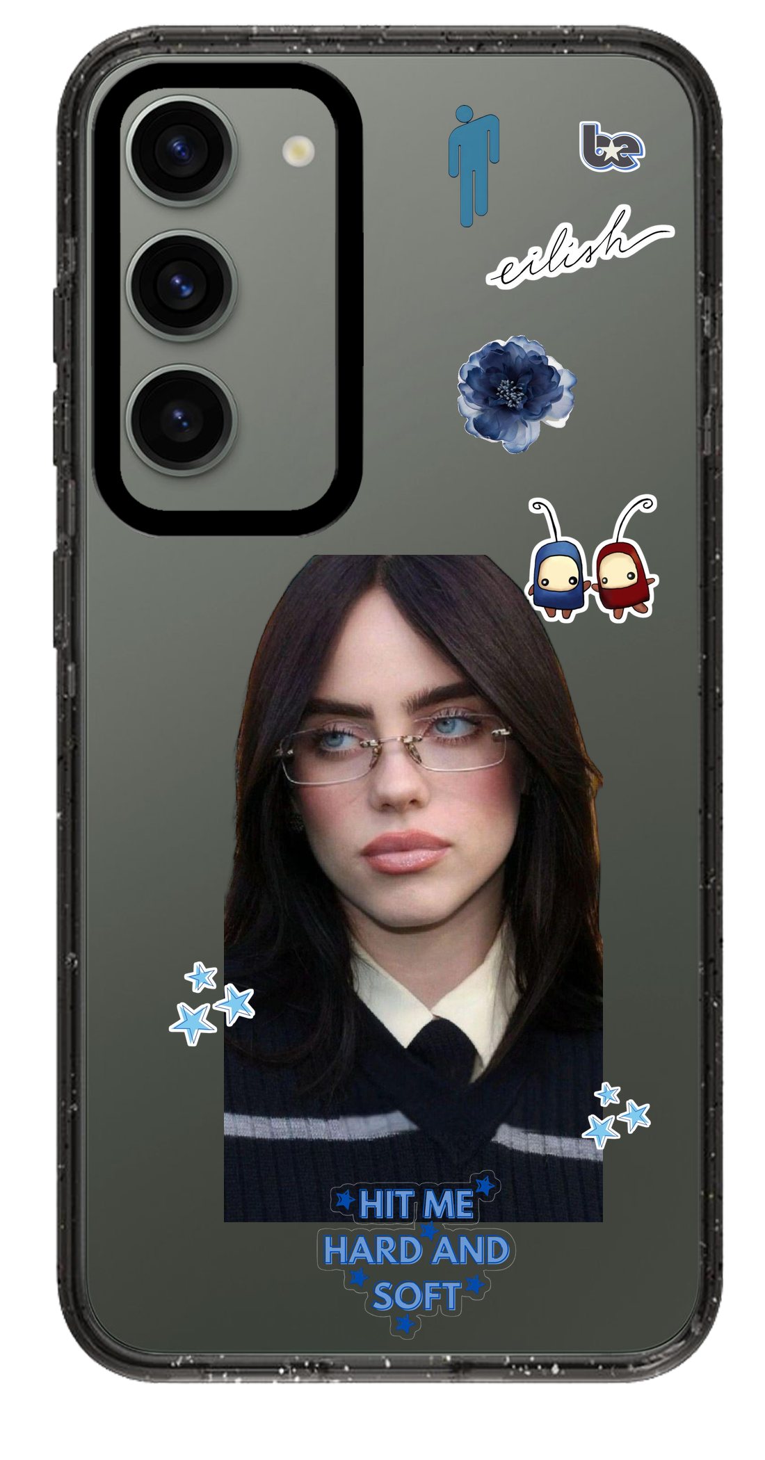 PixVoices rendered material preview - 1532 - Clear Black Samsung Case