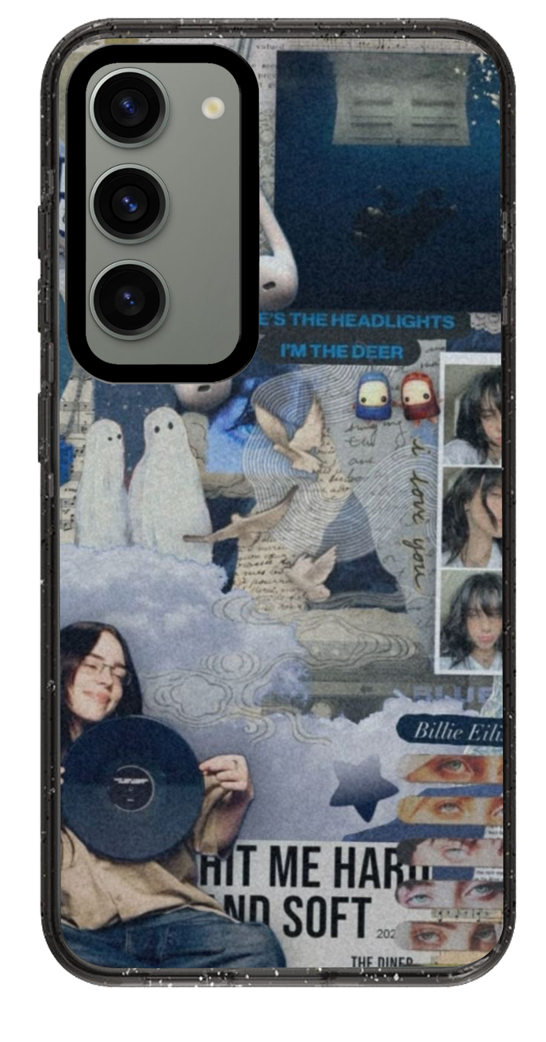 PixVoices rendered material preview - 1612 - Clear Black Samsung Case