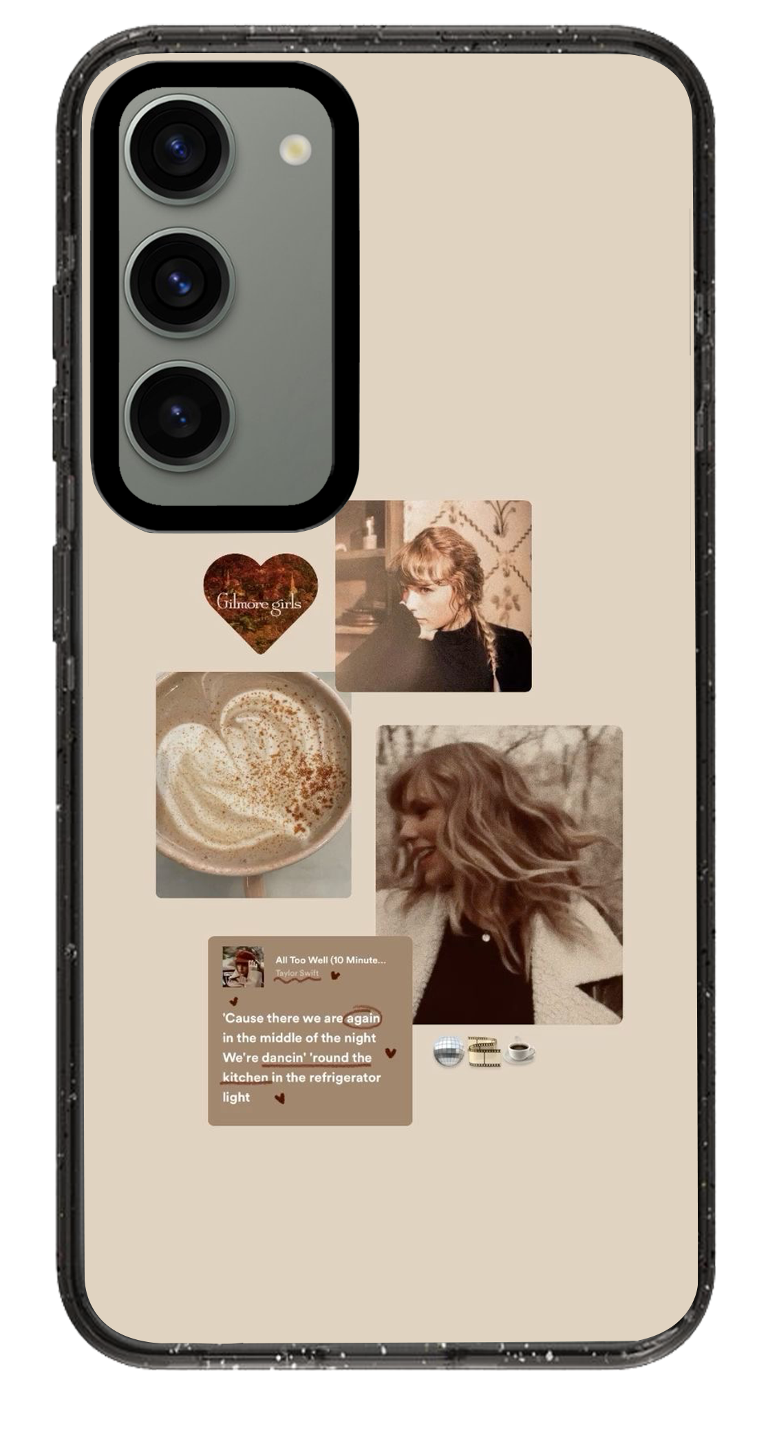 PixVoices rendered material preview - 1623 - Clear Black Samsung Case