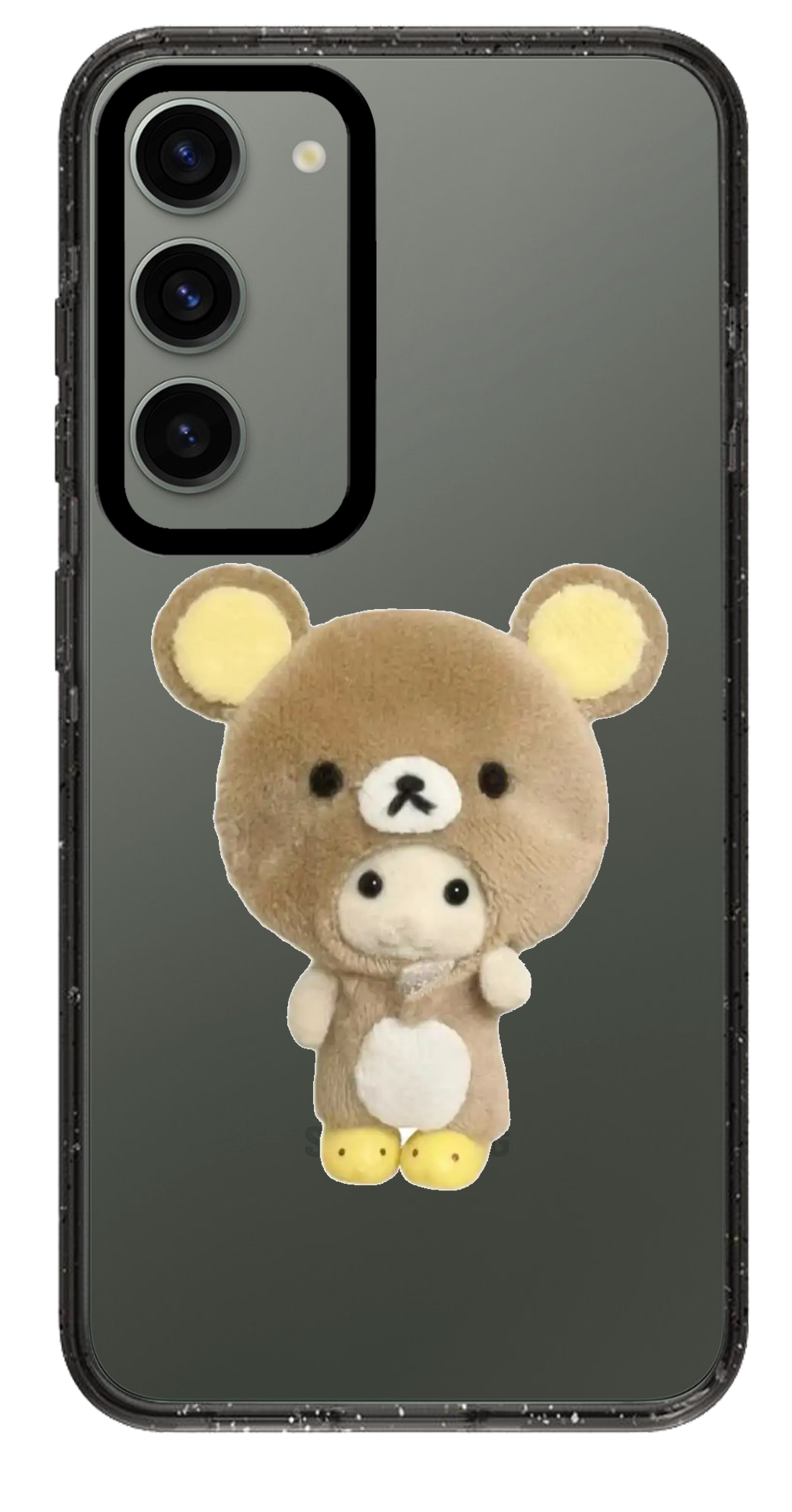 PixVoices rendered material preview - 1734 - Clear Black Samsung Case