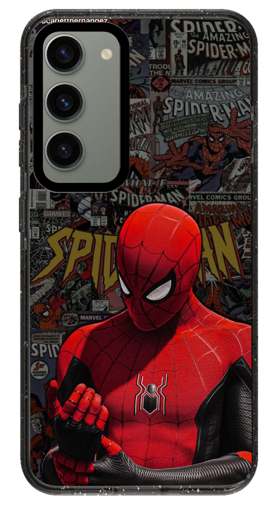 PixVoices rendered material preview - 2872 - Clear Black Samsung Case