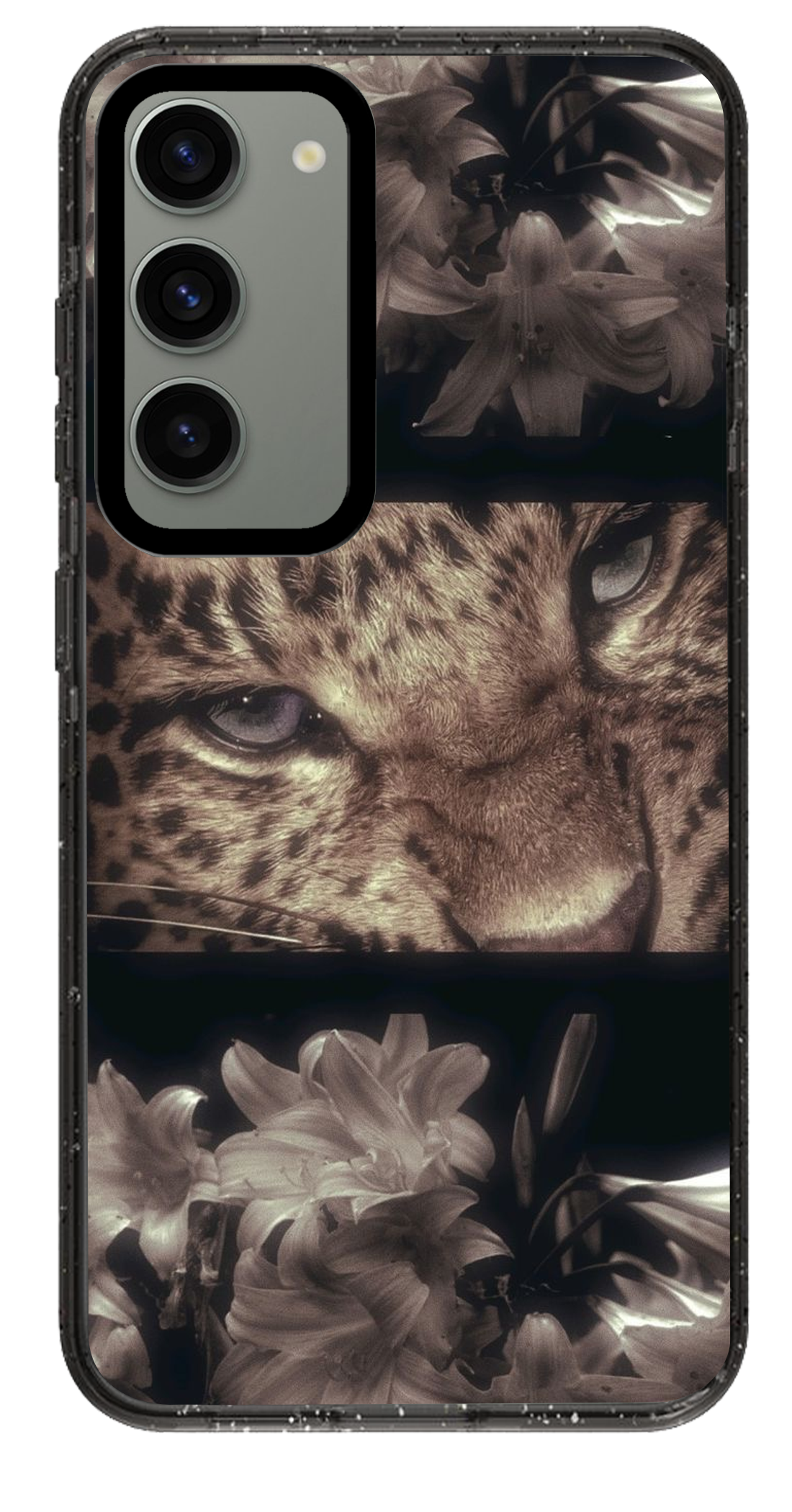 PixVoices rendered material preview - 2874 - Clear Black Samsung Case