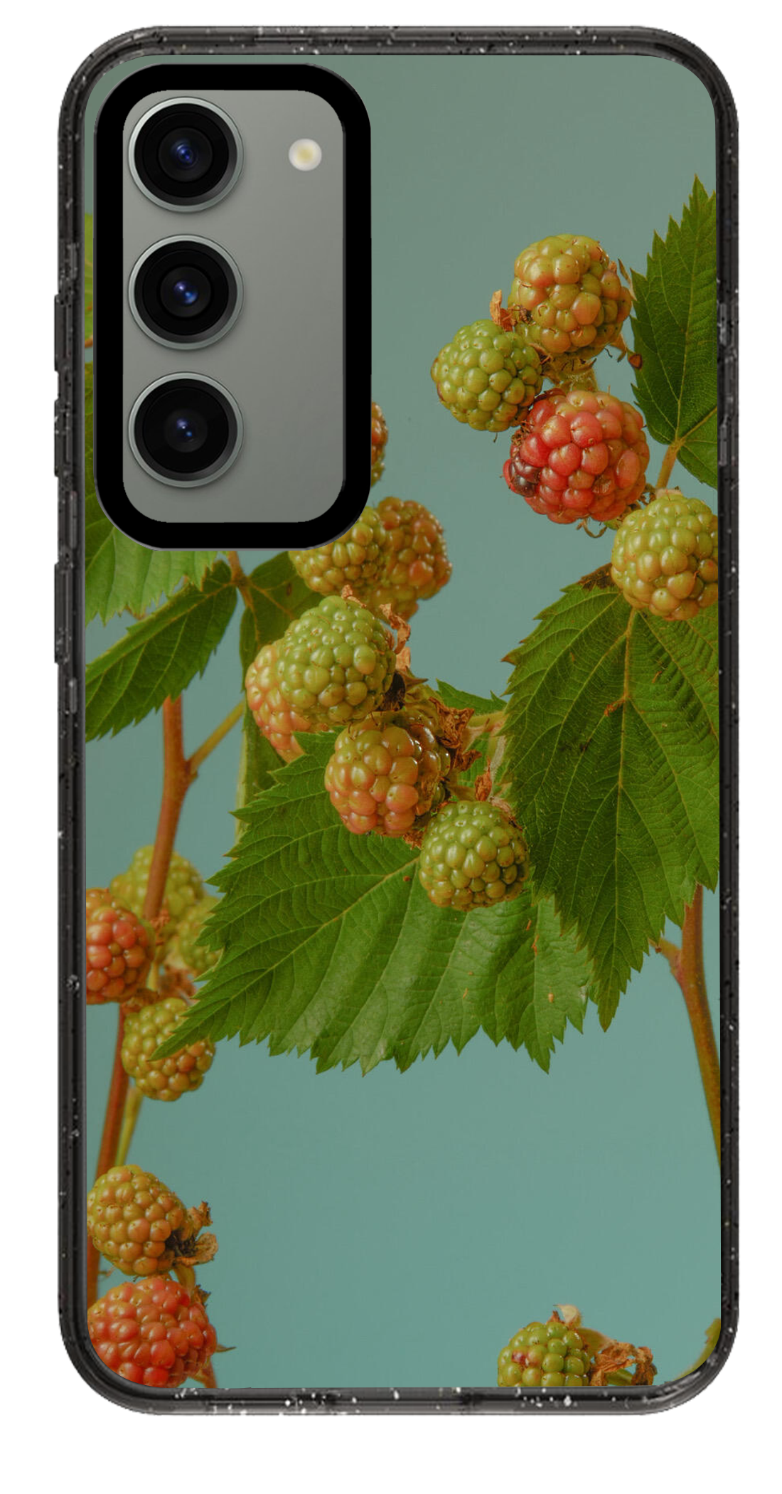 PixVoices rendered material preview - 3120 - Clear Black Samsung Case