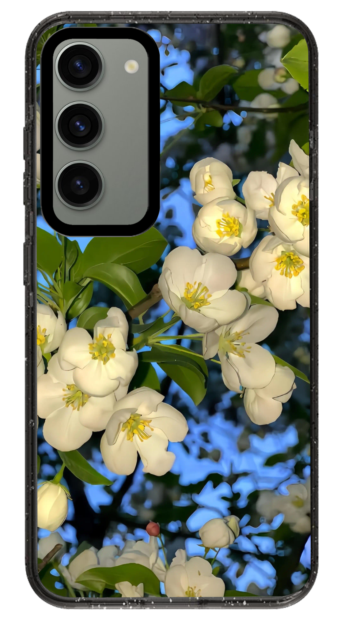 PixVoices rendered material preview - 3123 - Clear Black Samsung Case