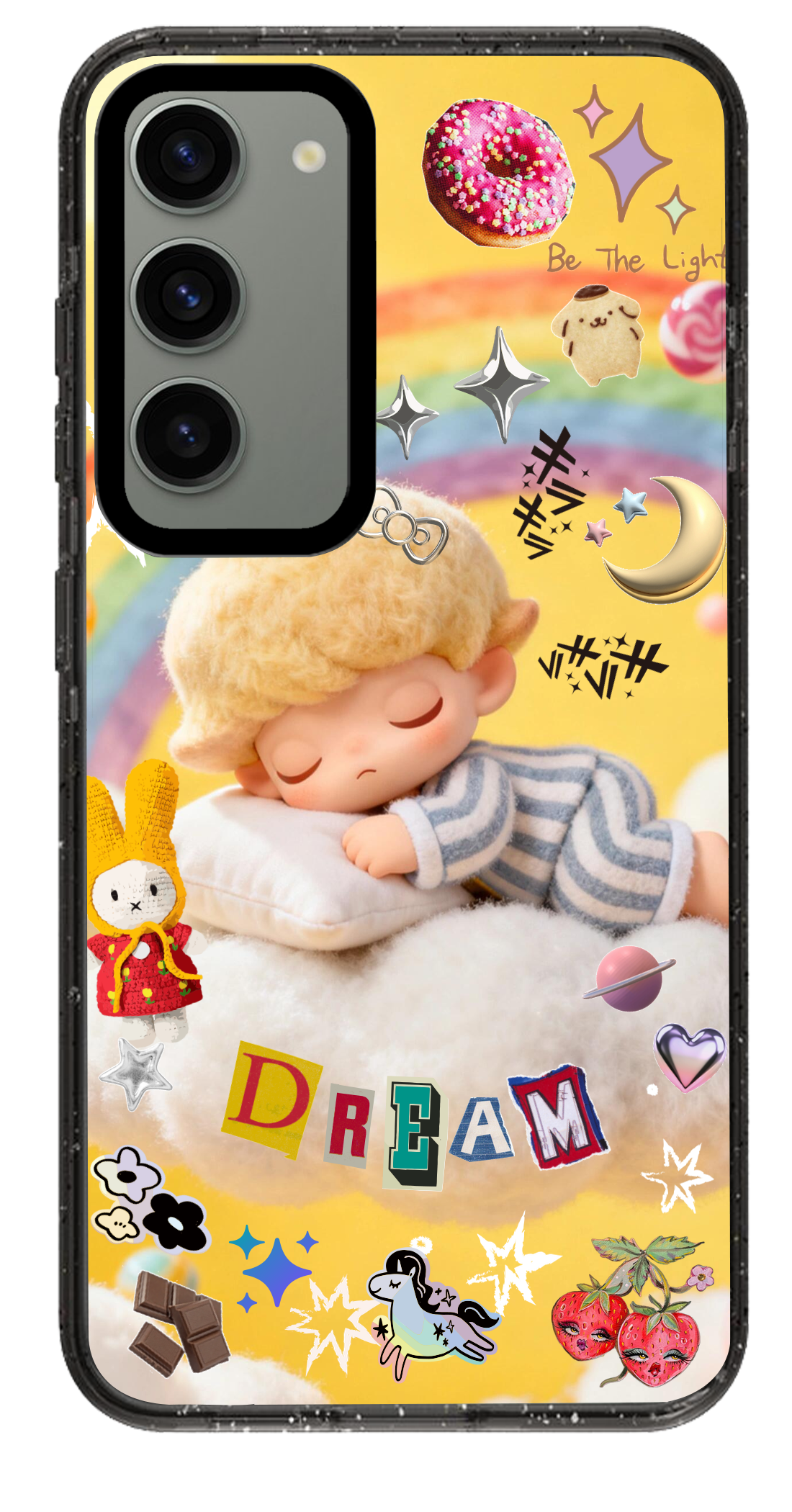 PixVoices rendered material preview - 3521 - Clear Black Samsung Case