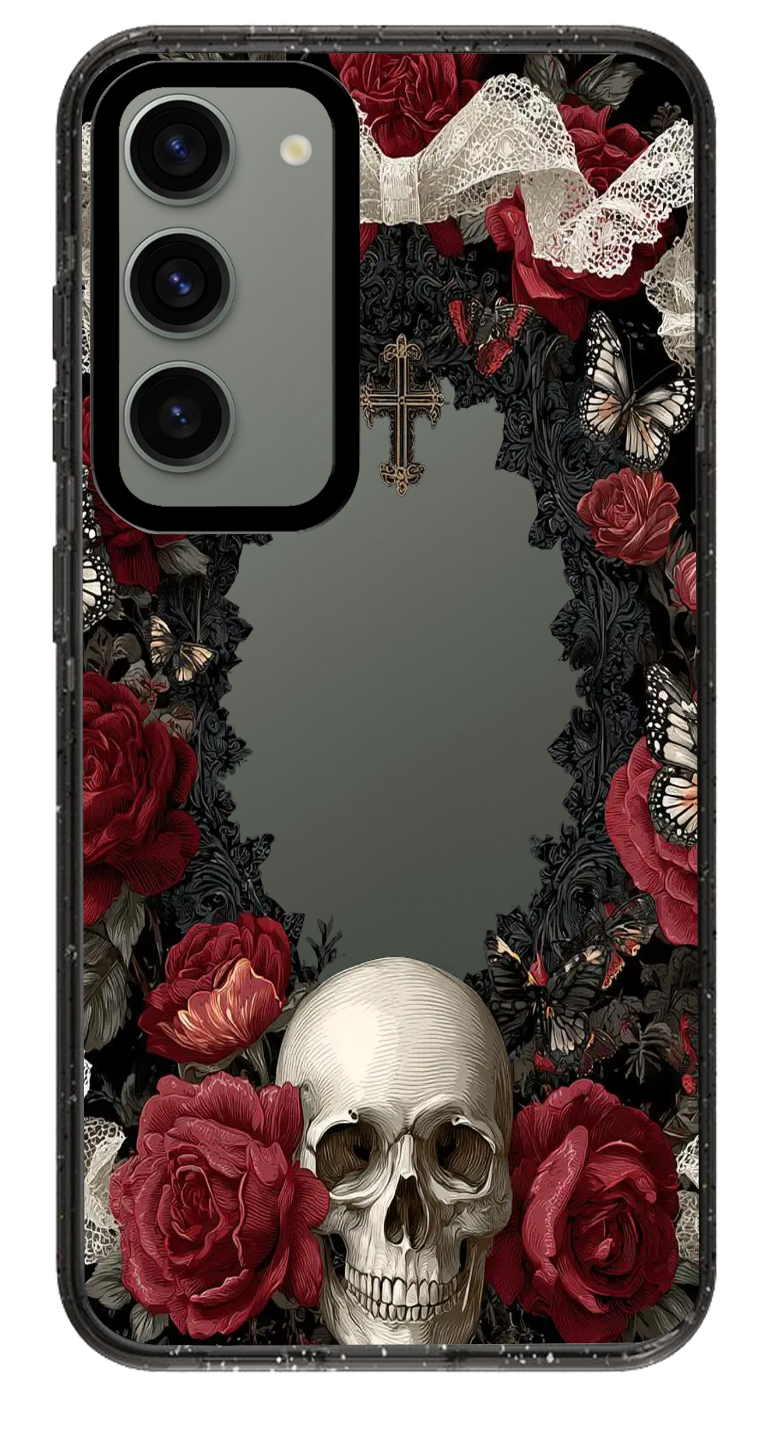 PixVoices rendered material preview - 3616 - Clear Black Samsung Case
