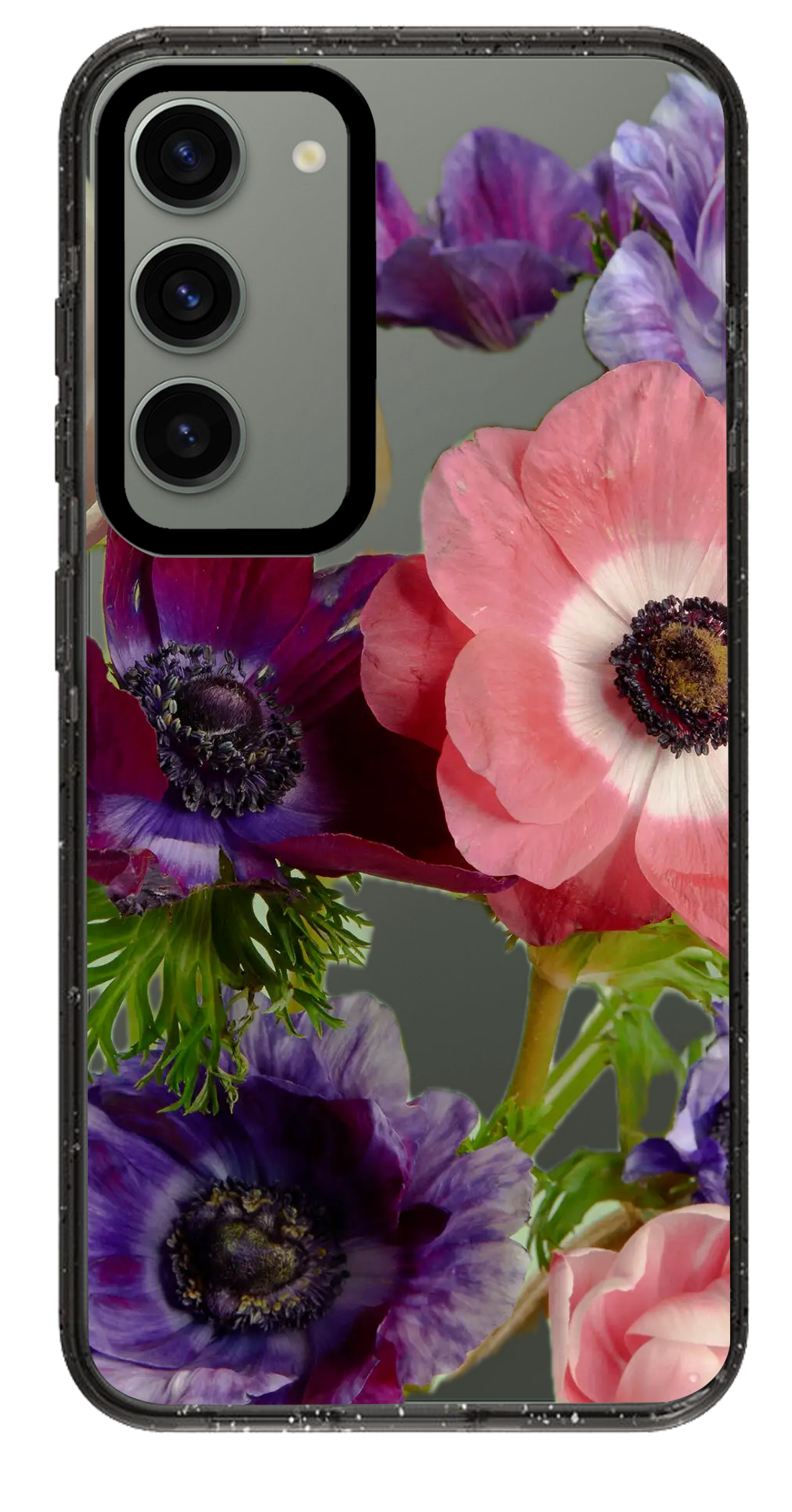 PixVoices rendered material preview - 3663 - Clear Black Samsung Case