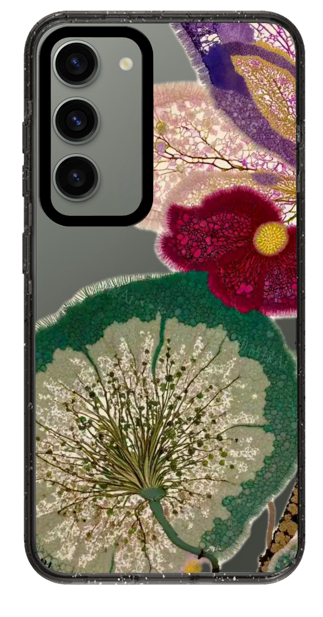 PixVoices rendered material preview - 3665 - Clear Black Samsung Case