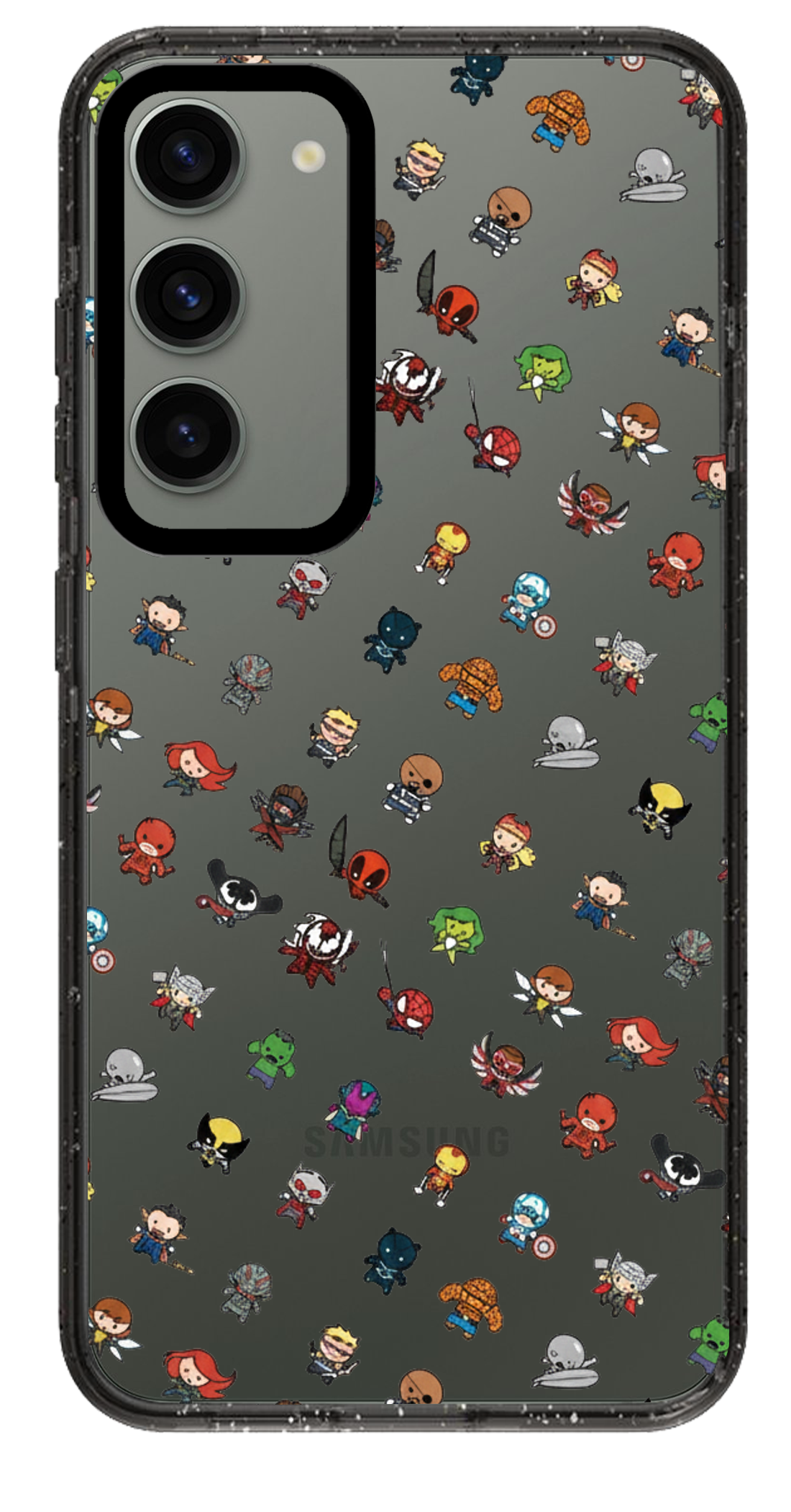 PixVoices rendered material preview - 3671 - Clear Black Samsung Case