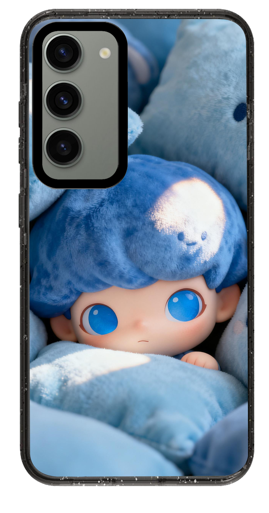 PixVoices rendered material preview - 3673 - Clear Black Samsung Case