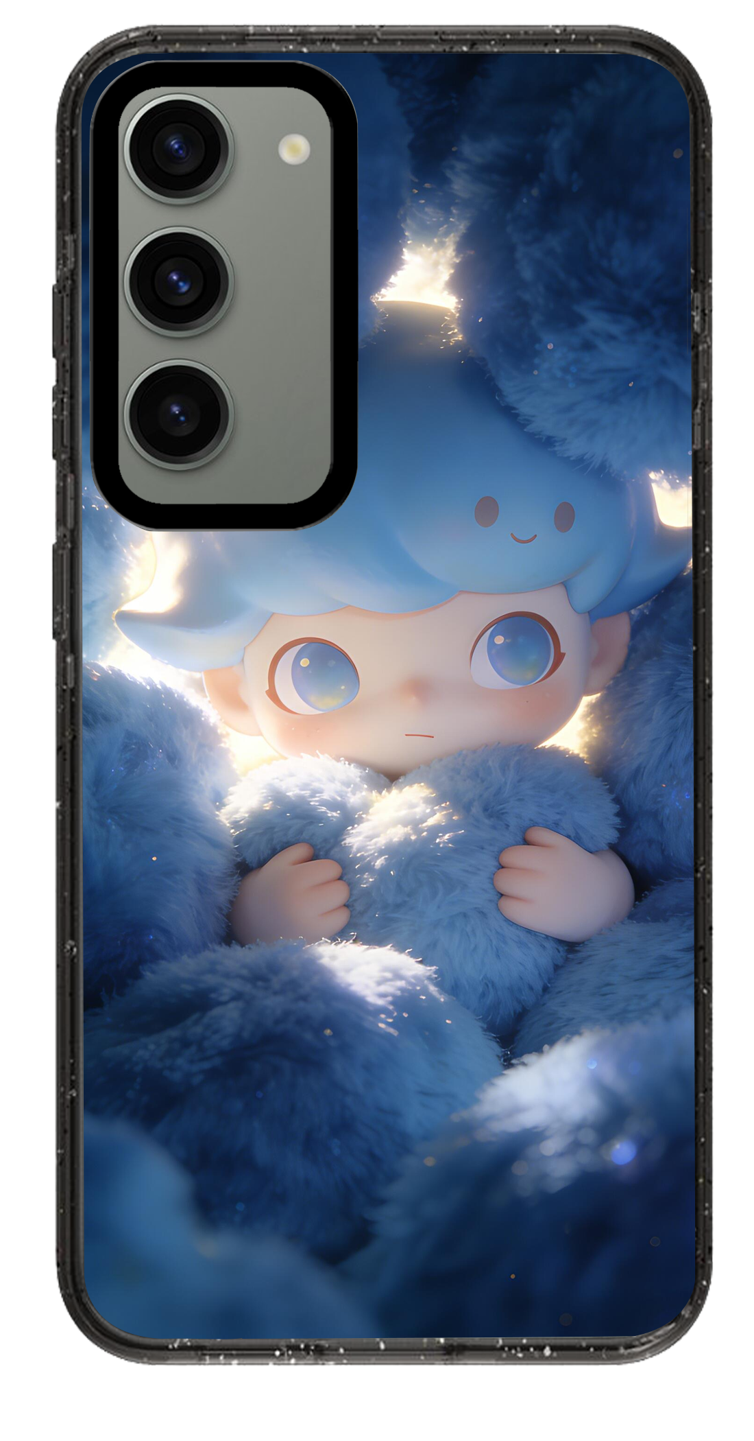 PixVoices rendered material preview - 3672 - Clear Black Samsung Case