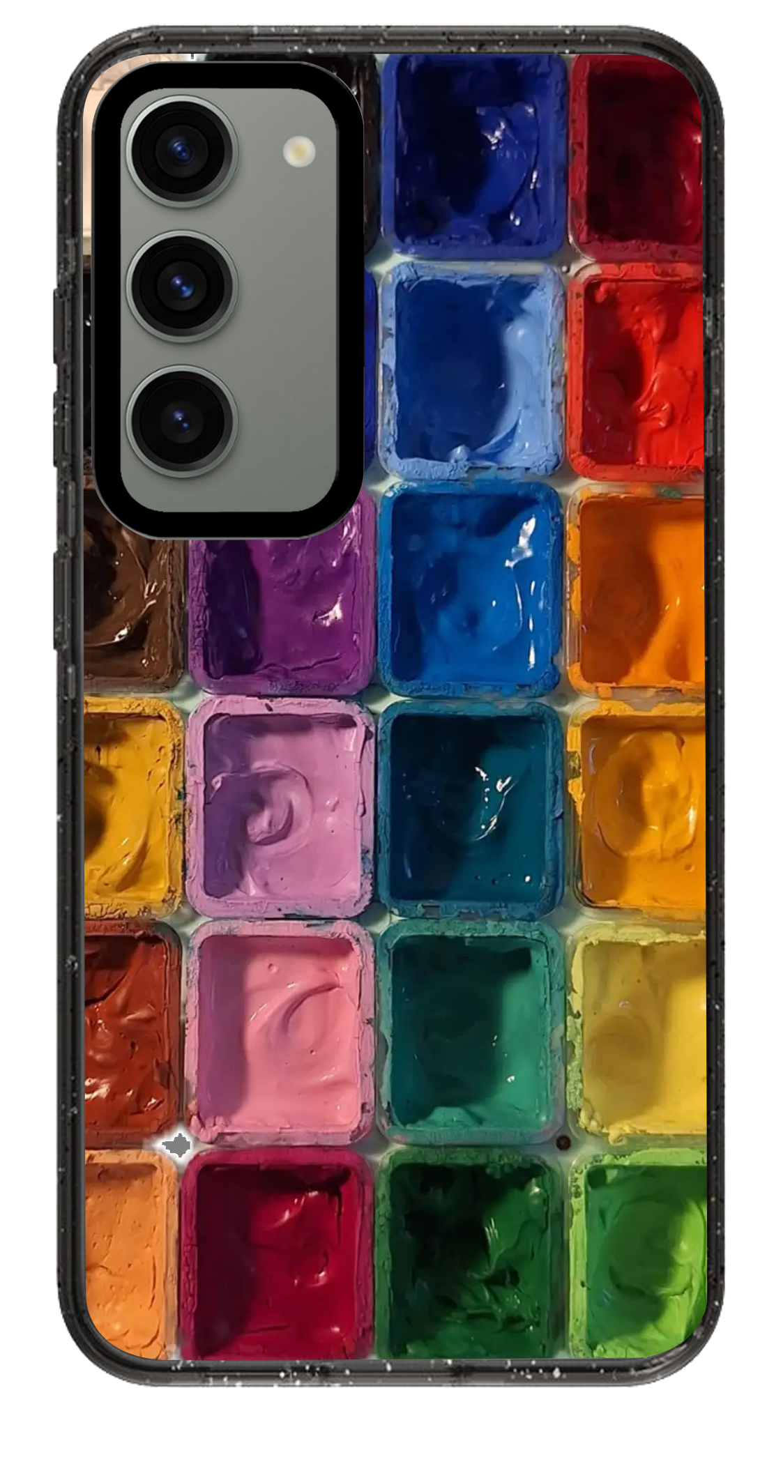 PixVoices rendered material preview - 3709 - Clear Black Samsung Case