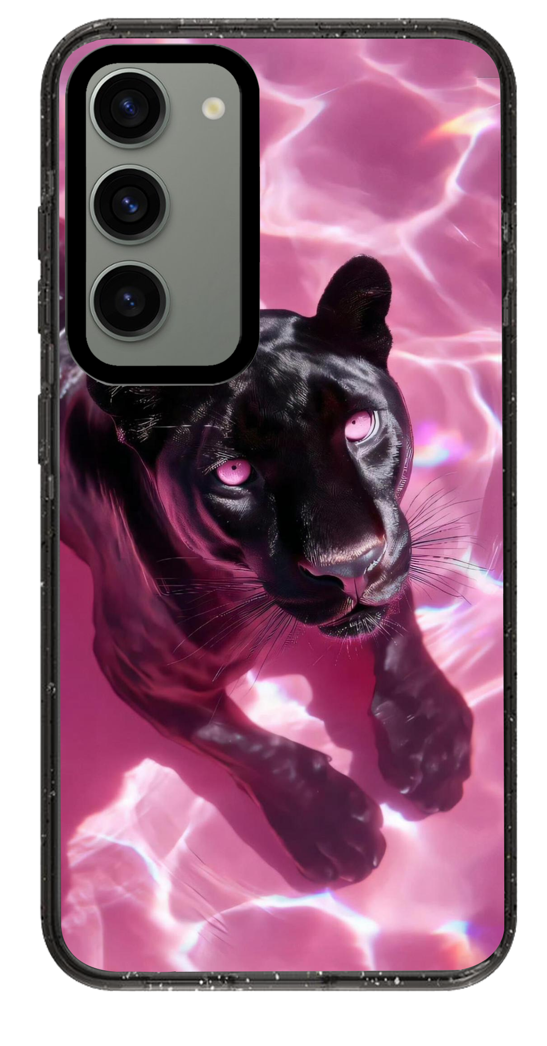 PixVoices rendered material preview - 3720 - Clear Black Samsung Case