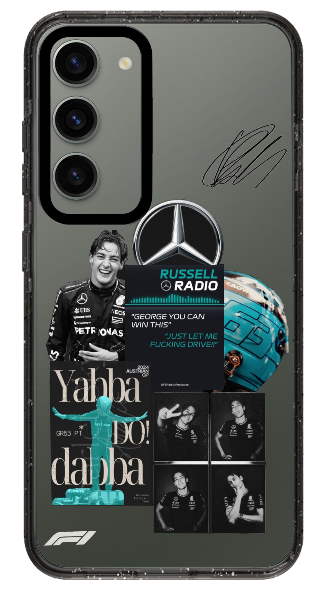 PixVoices rendered material preview - 3835 - Clear Black Samsung Case