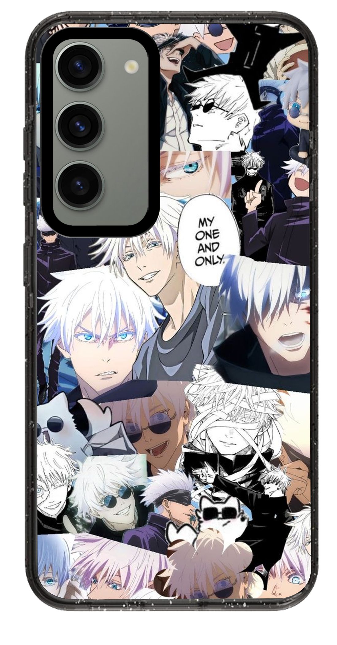 PixVoices rendered material preview - 3840 - Clear Black Samsung Case