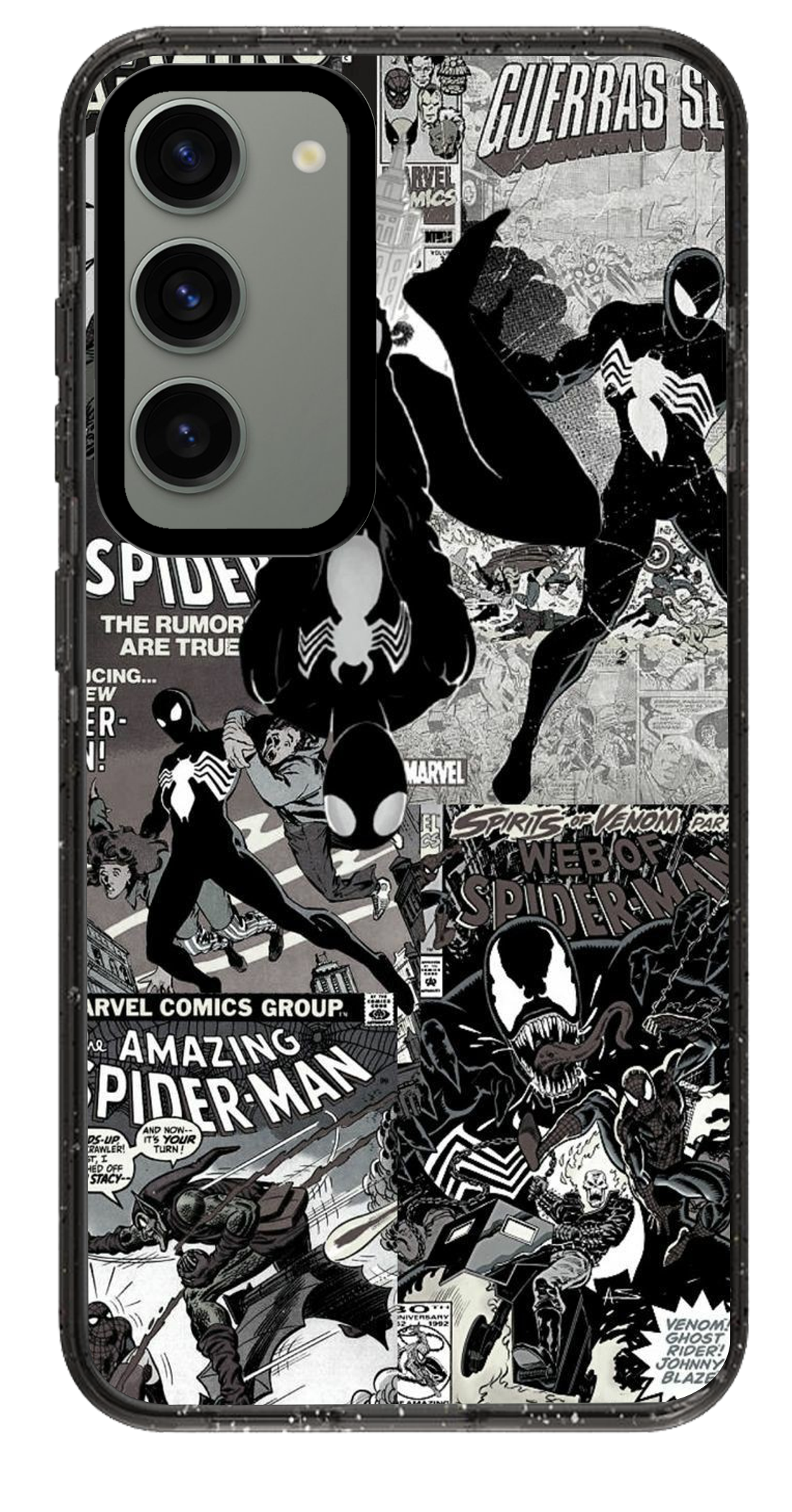 PixVoices rendered material preview - 3842 - Clear Black Samsung Case