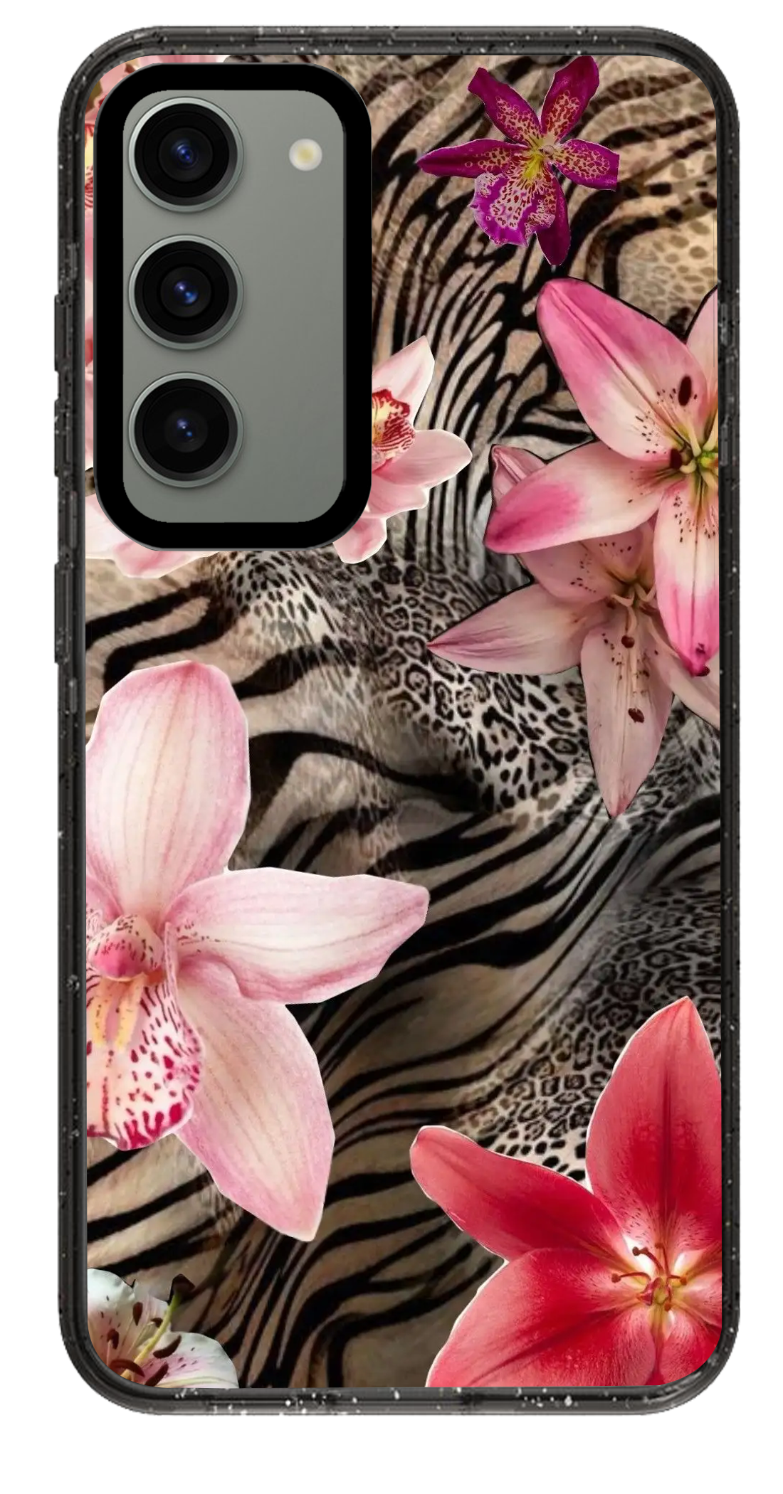 PixVoices rendered material preview - 3871 - Clear Black Samsung Case