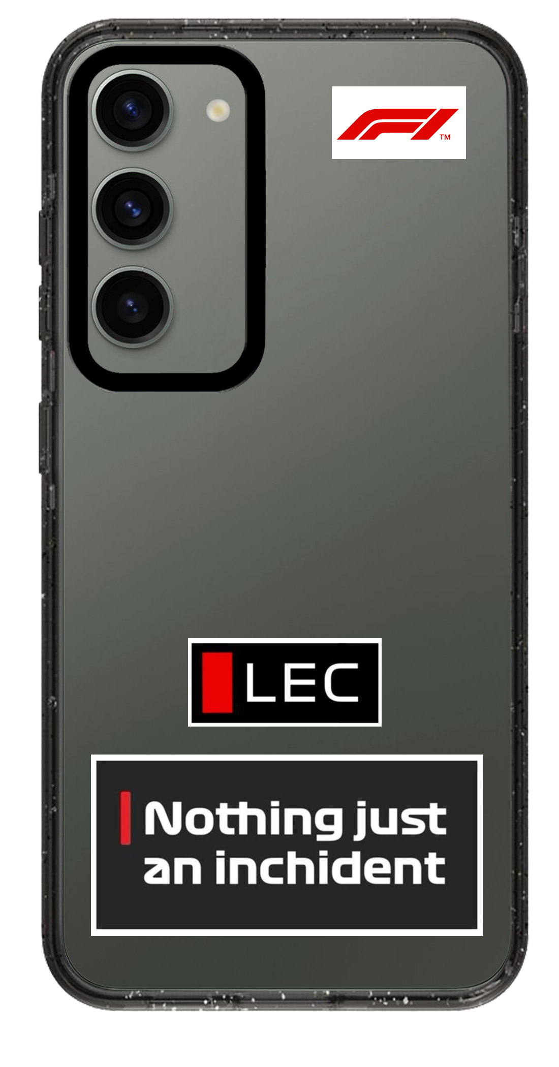 PixVoices rendered material preview - 4197 - Clear Black Samsung Case