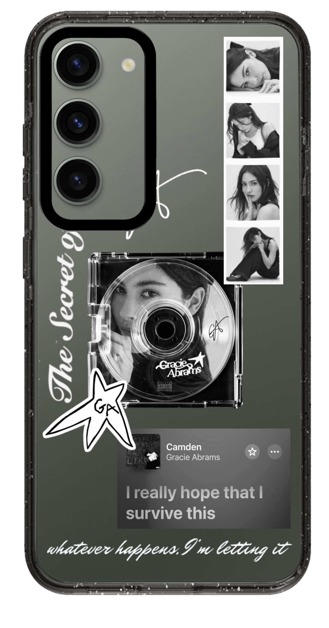 PixVoices rendered material preview - 6610 - Clear Black Samsung Case