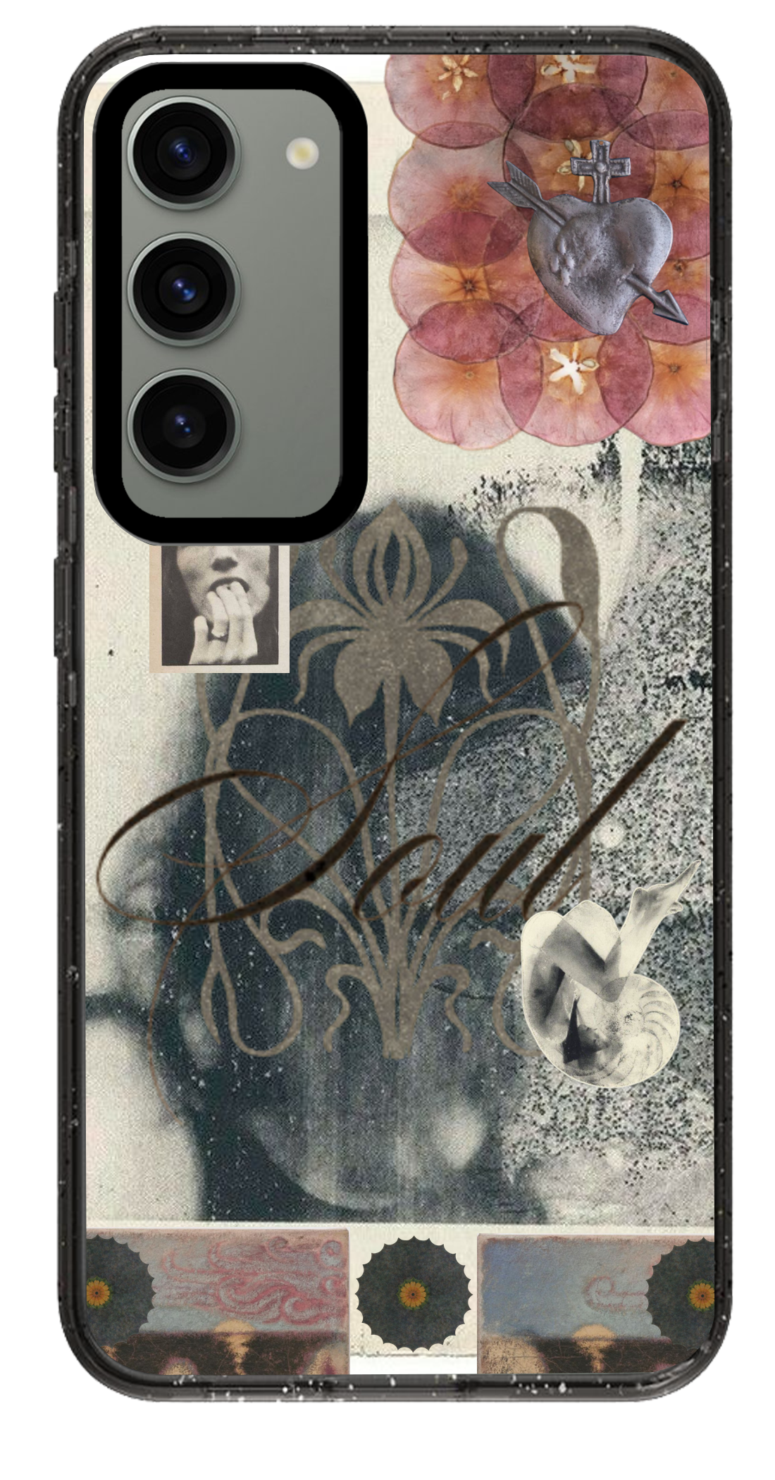 PixVoices rendered material preview - 6726 - Clear Black Samsung Case