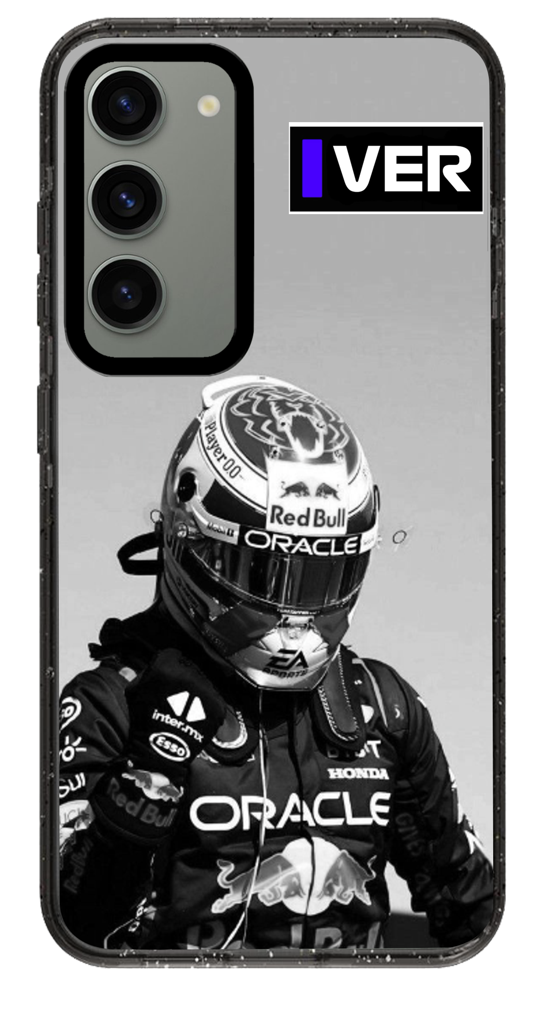 PixVoices rendered material preview - 4202 - Clear Black Samsung Case