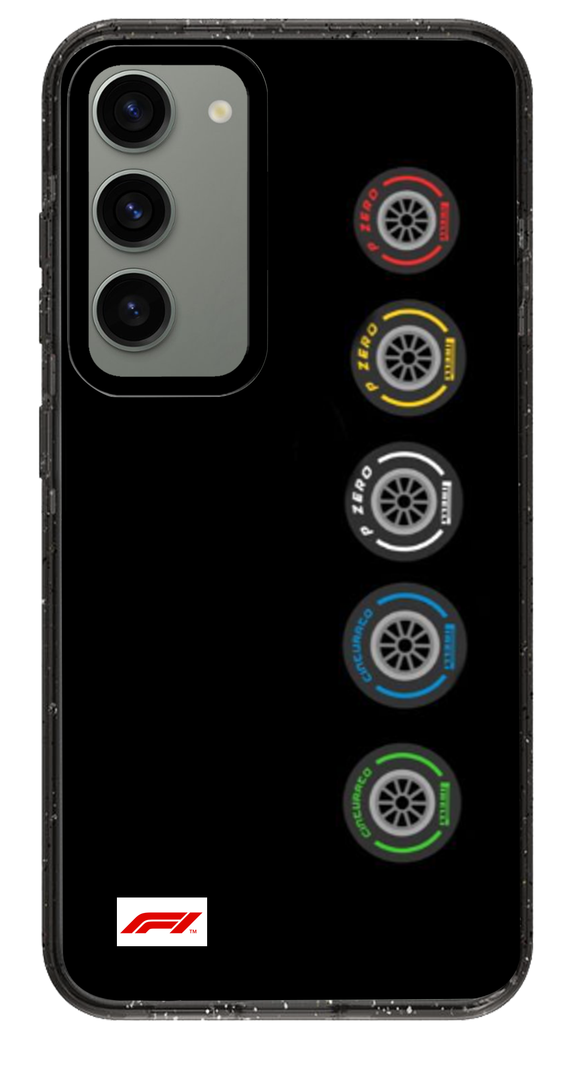 PixVoices rendered material preview - 4204 - Clear Black Samsung Case