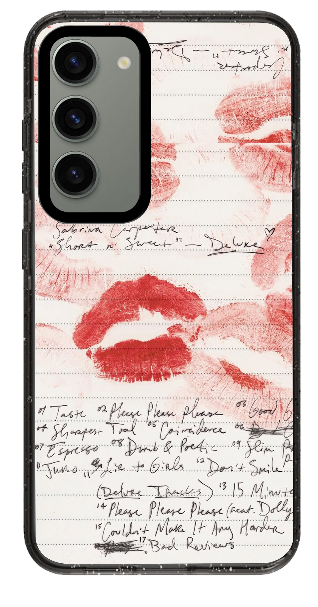 PixVoices rendered material preview - 6385 - Clear Black Samsung Case