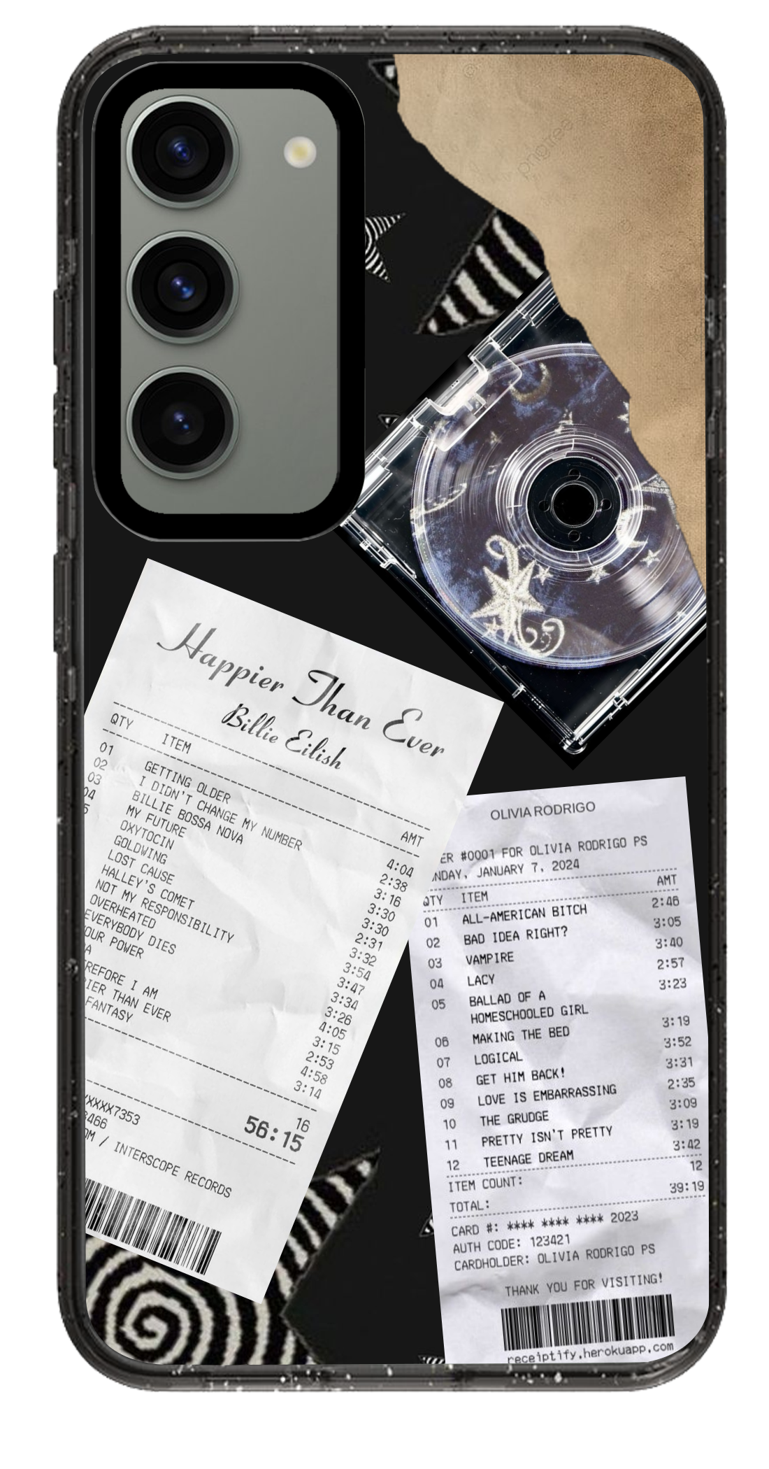 PixVoices rendered material preview - 6373 - Clear Black Samsung Case