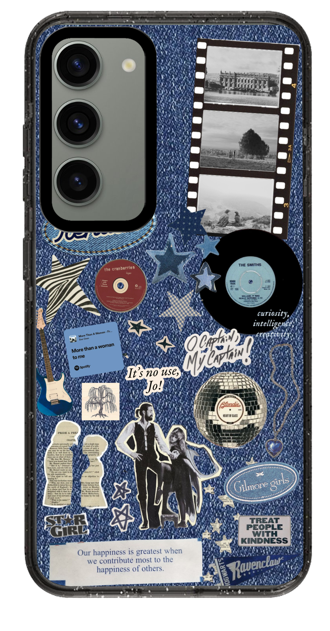 PixVoices rendered material preview - 6364 - Clear Black Samsung Case