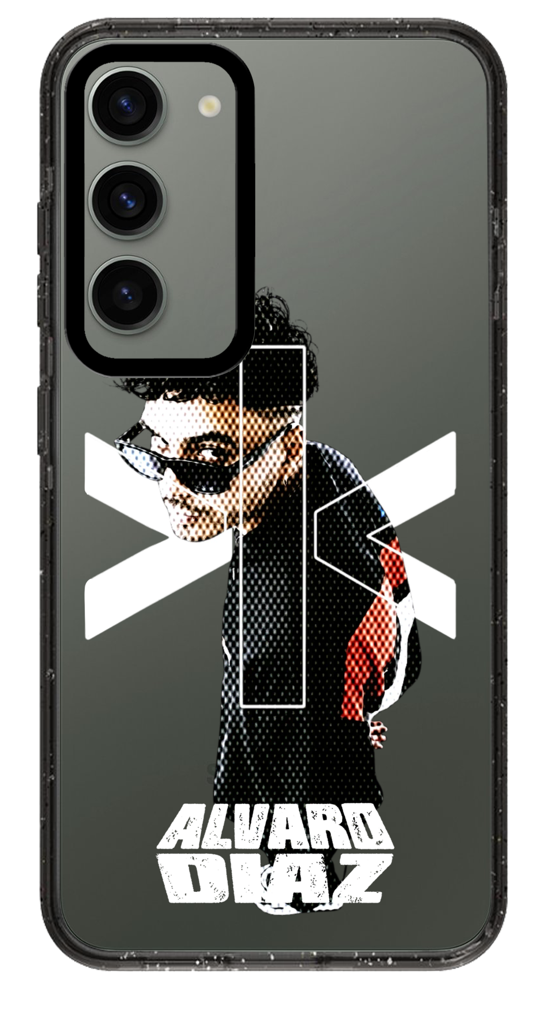 PixVoices rendered material preview - 6189 - Clear Black Samsung Case